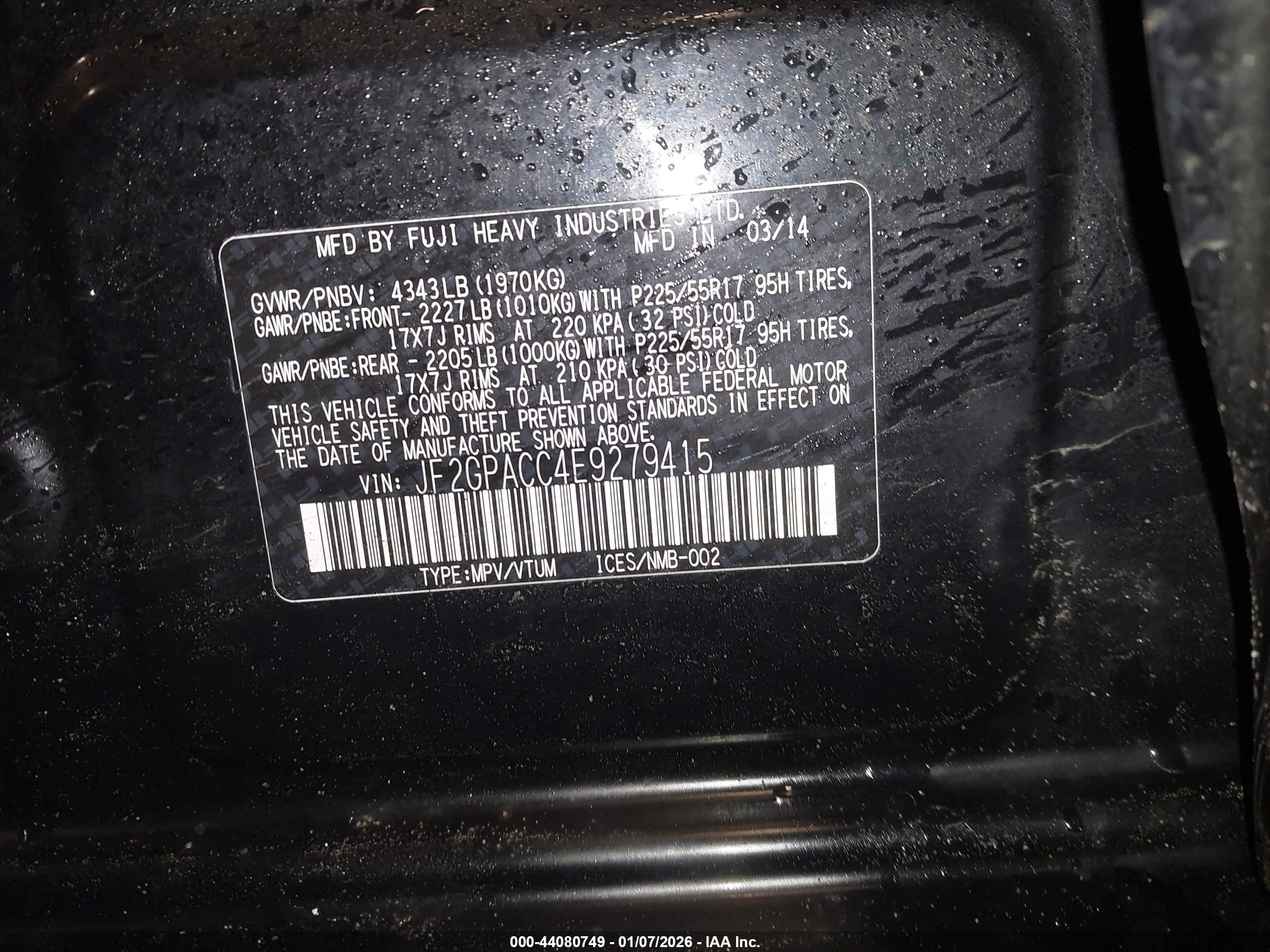 SUBARU XV image 9
