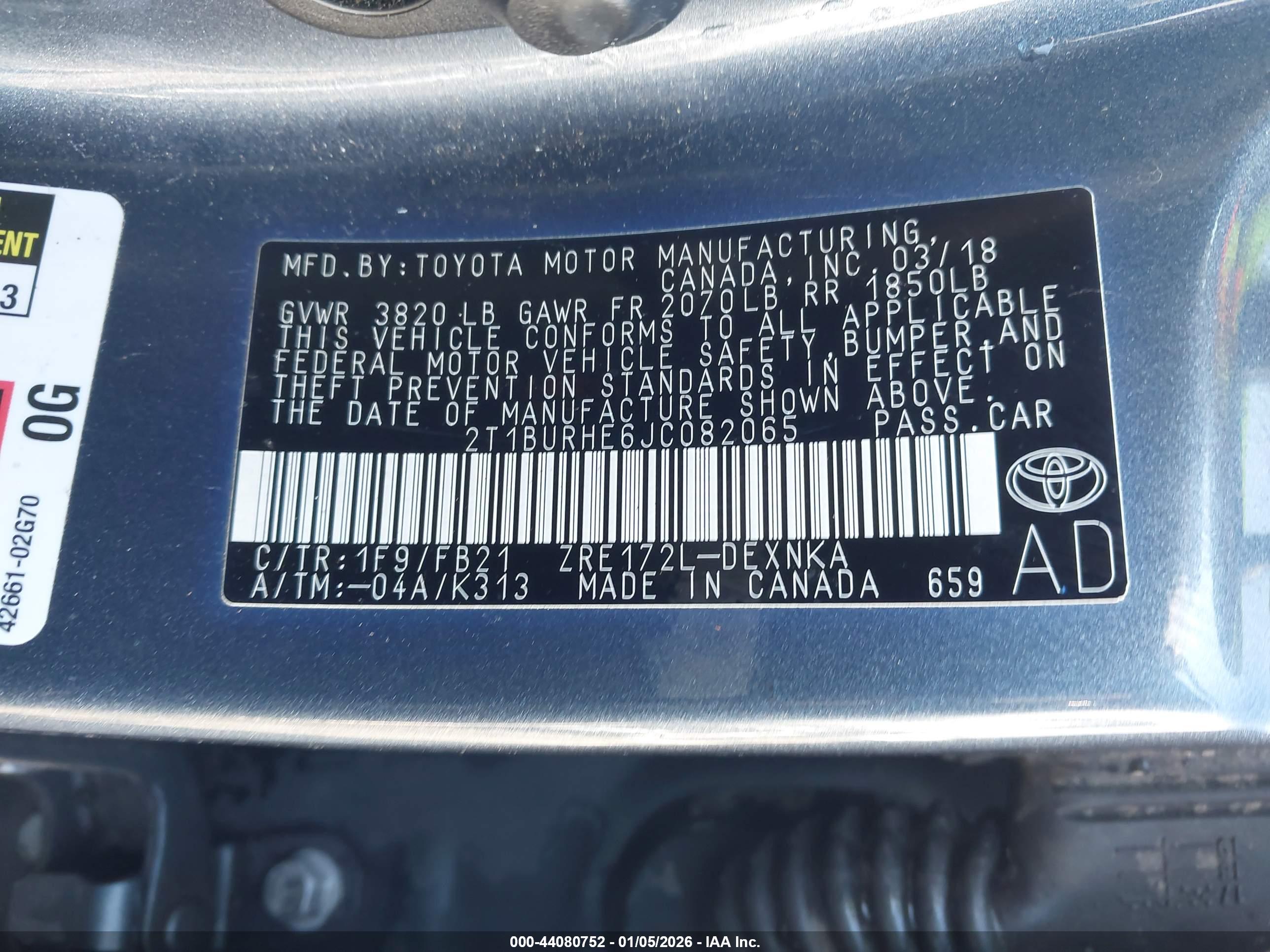 TOYOTA COROLLA image 9