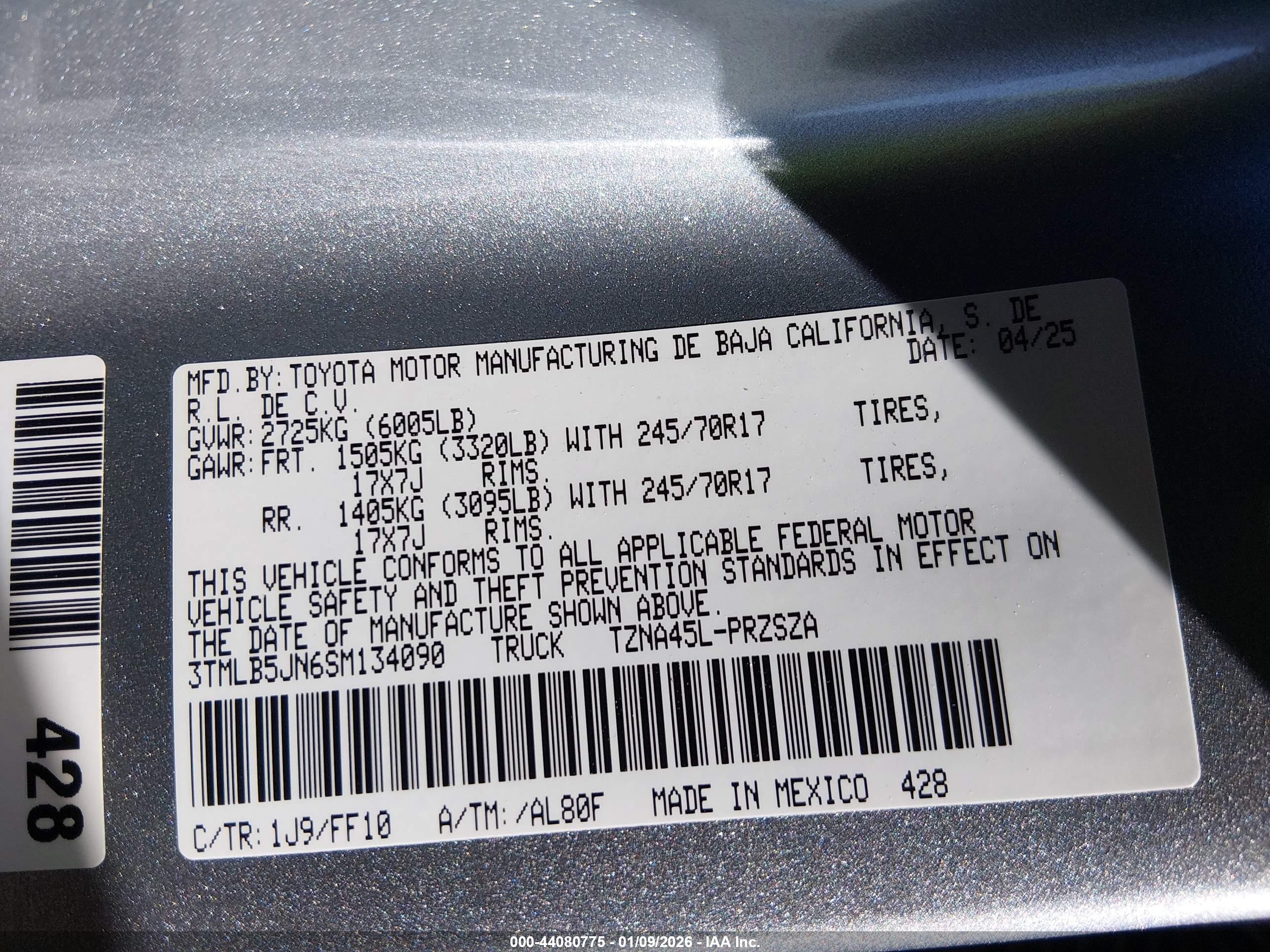 TOYOTA TACOMA image 9