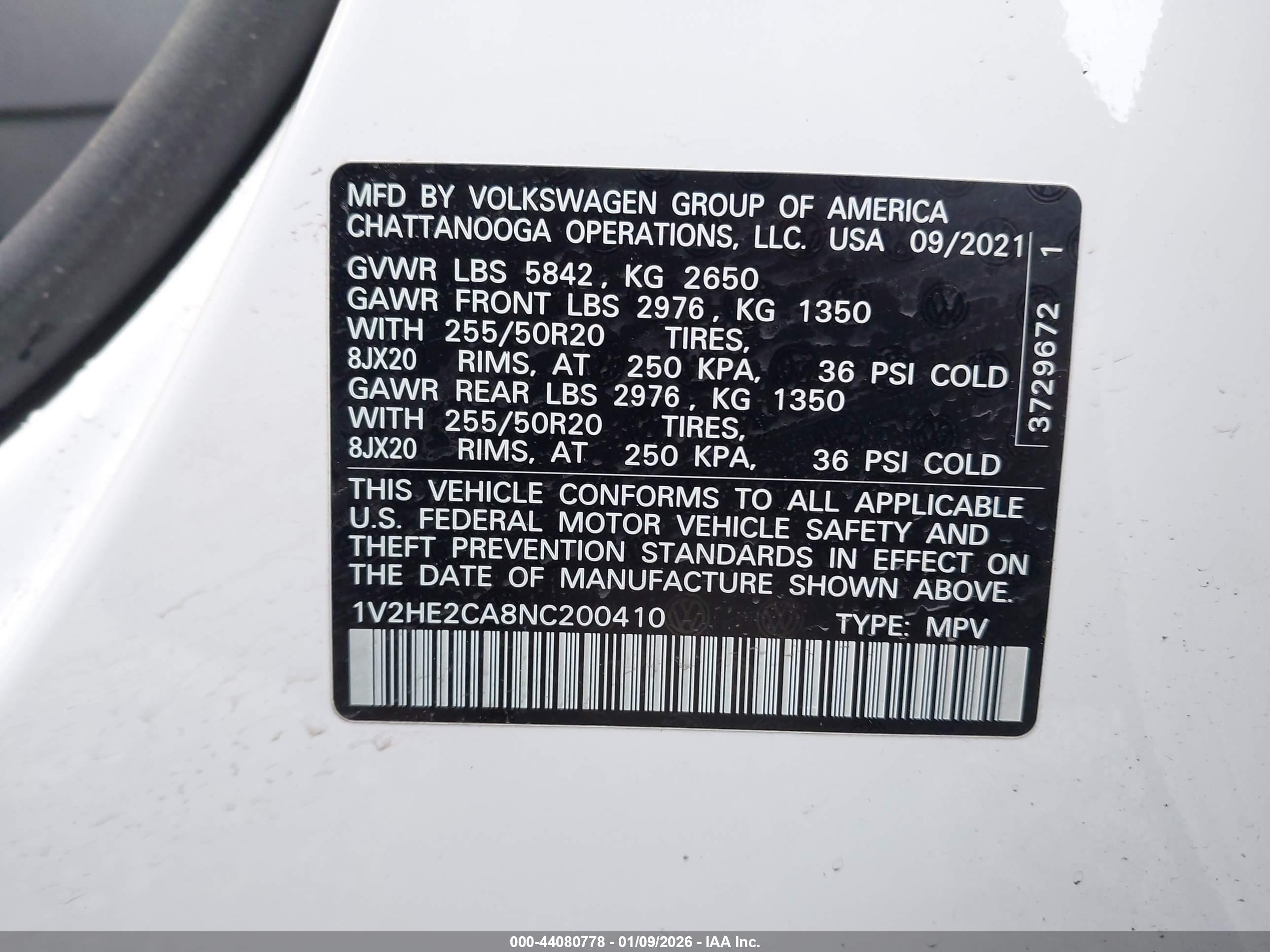 VOLKSWAGEN ATLAS image 9