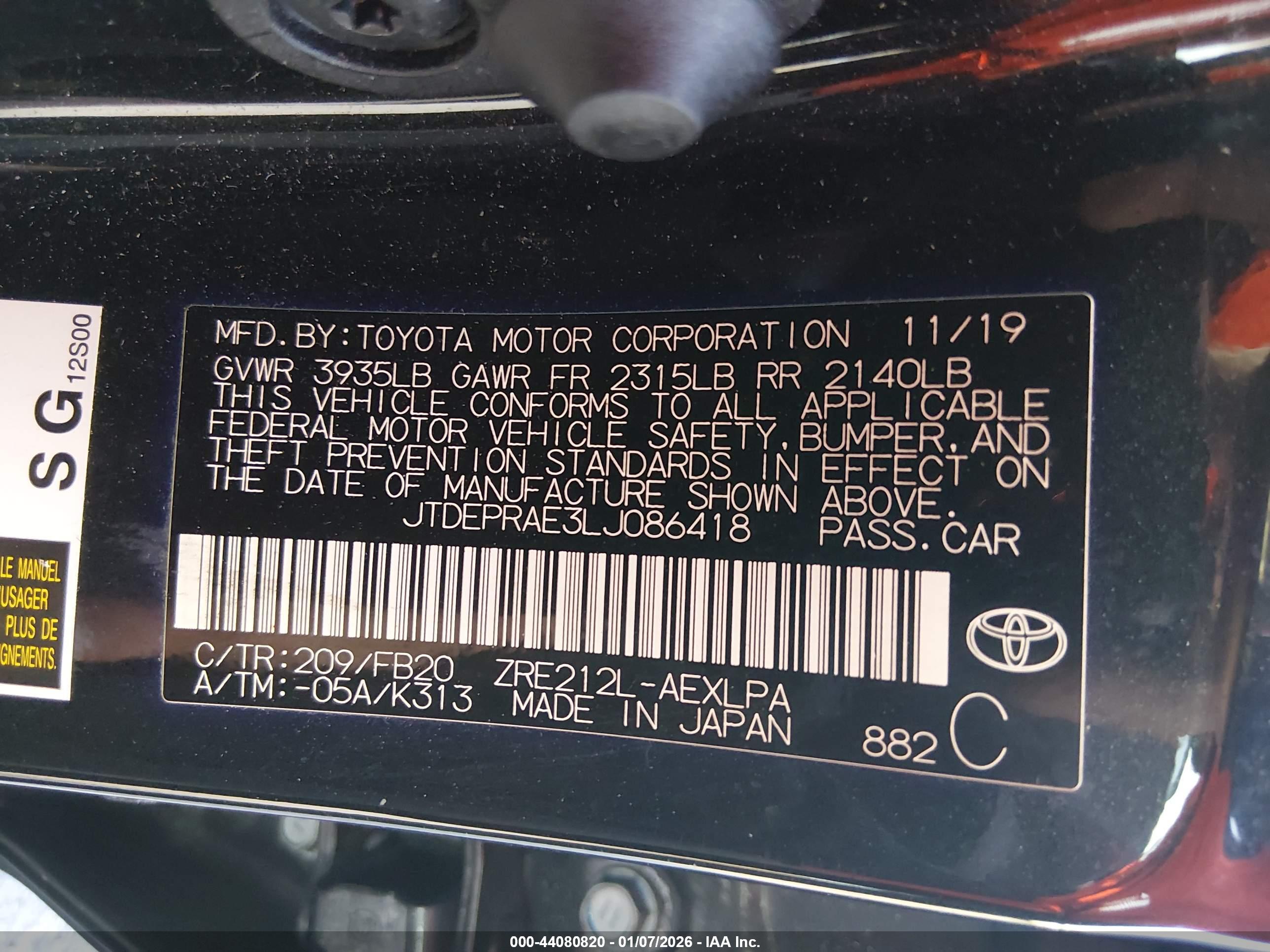 TOYOTA COROLLA image 9
