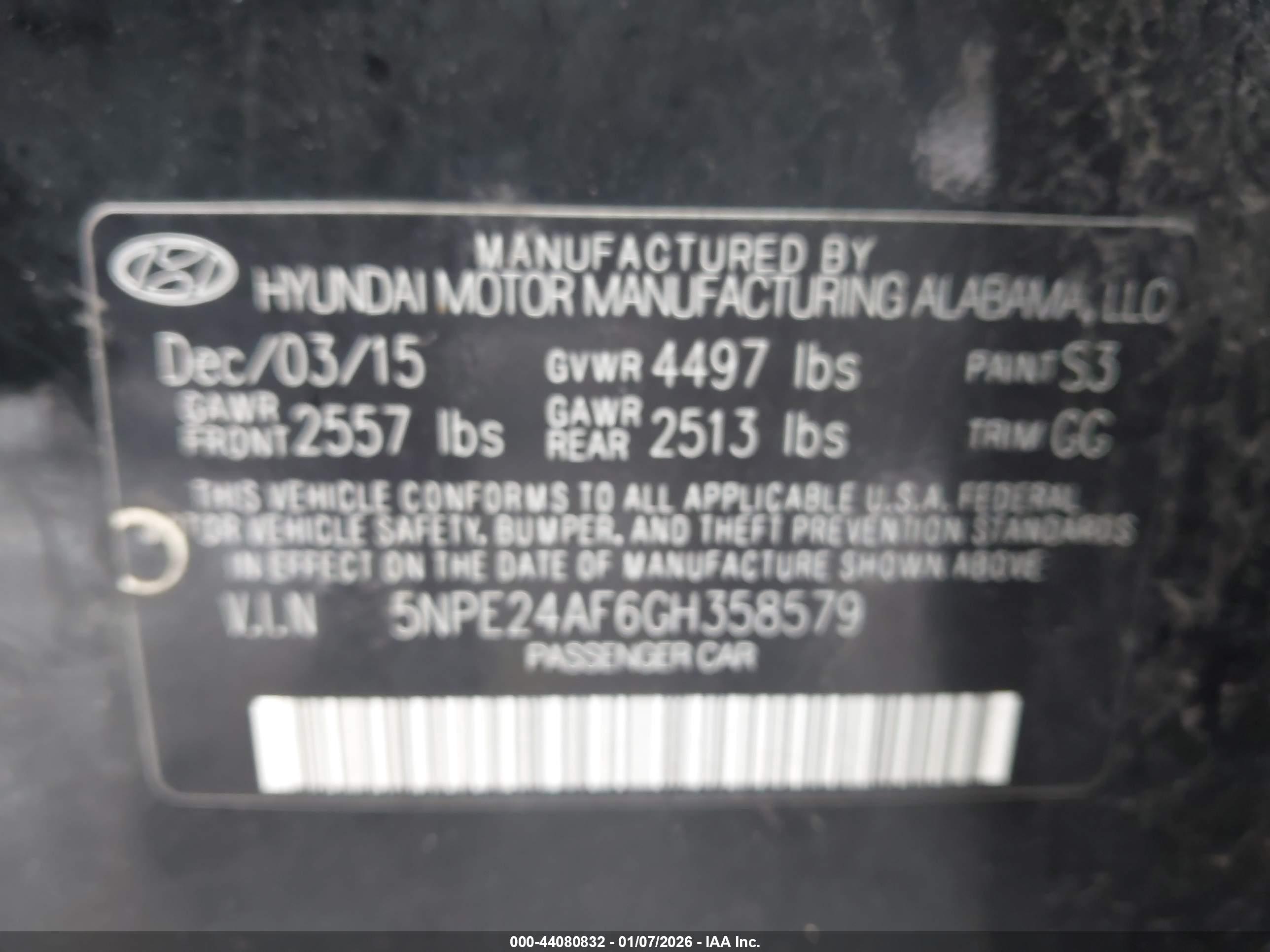HYUNDAI SONATA image 9