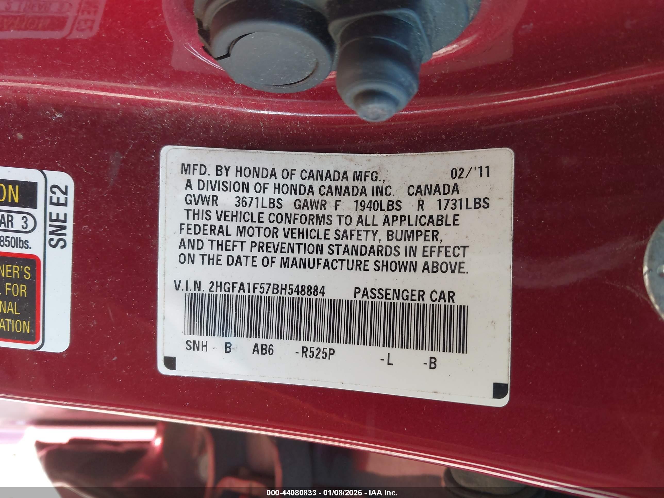 HONDA CIVIC image 9