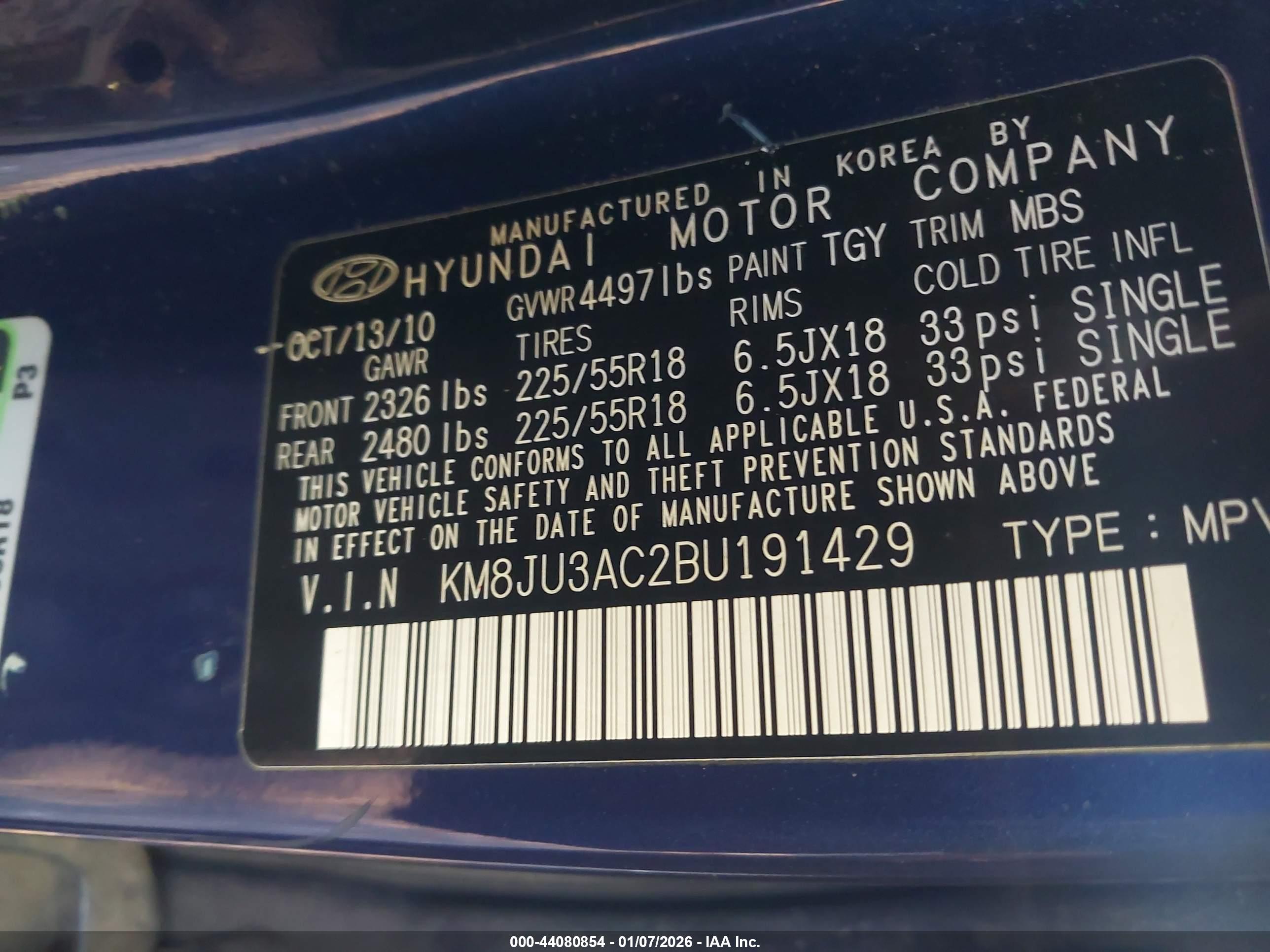 HYUNDAI TUCSON image 9