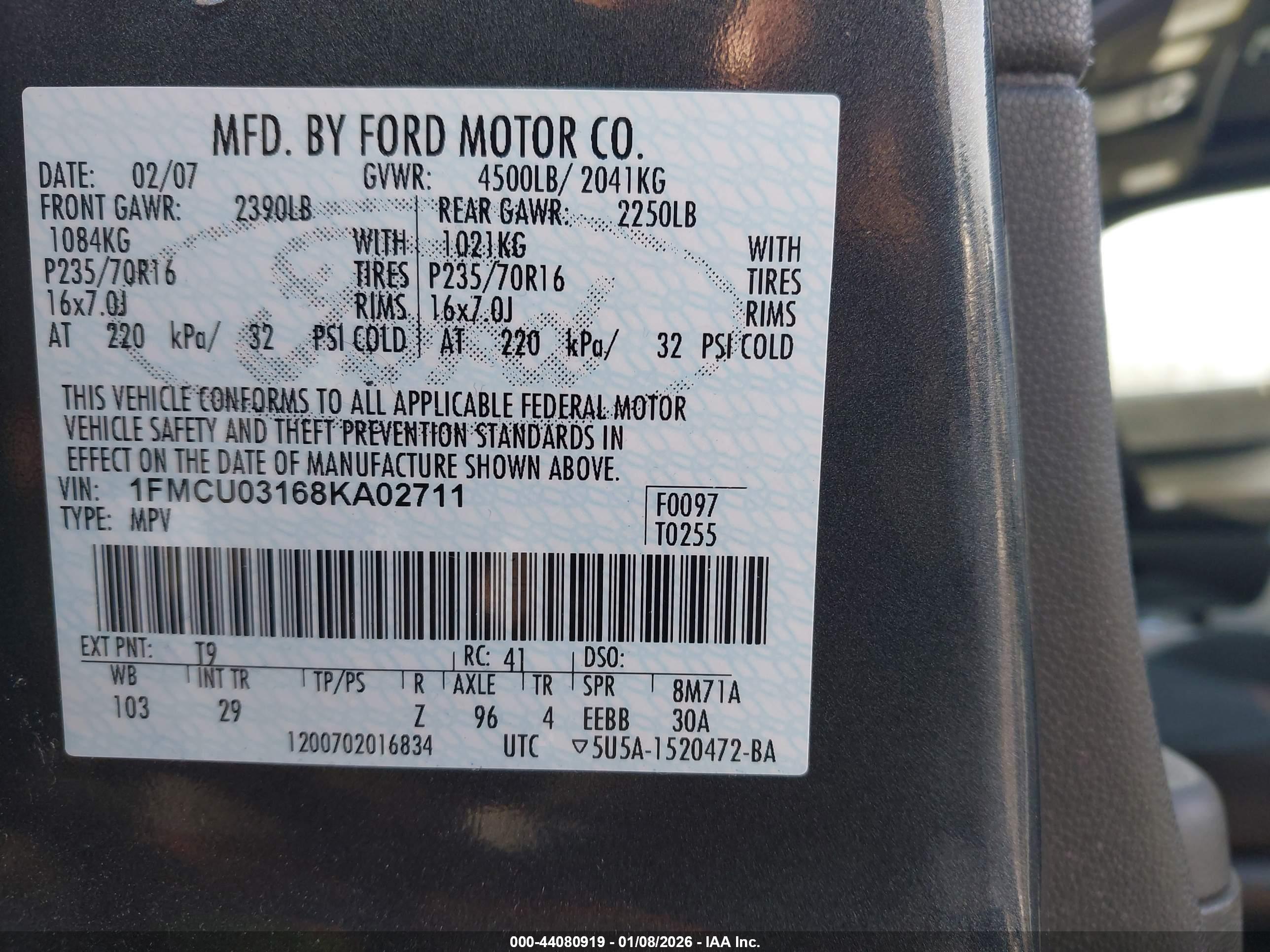 FORD ESCAPE image 9