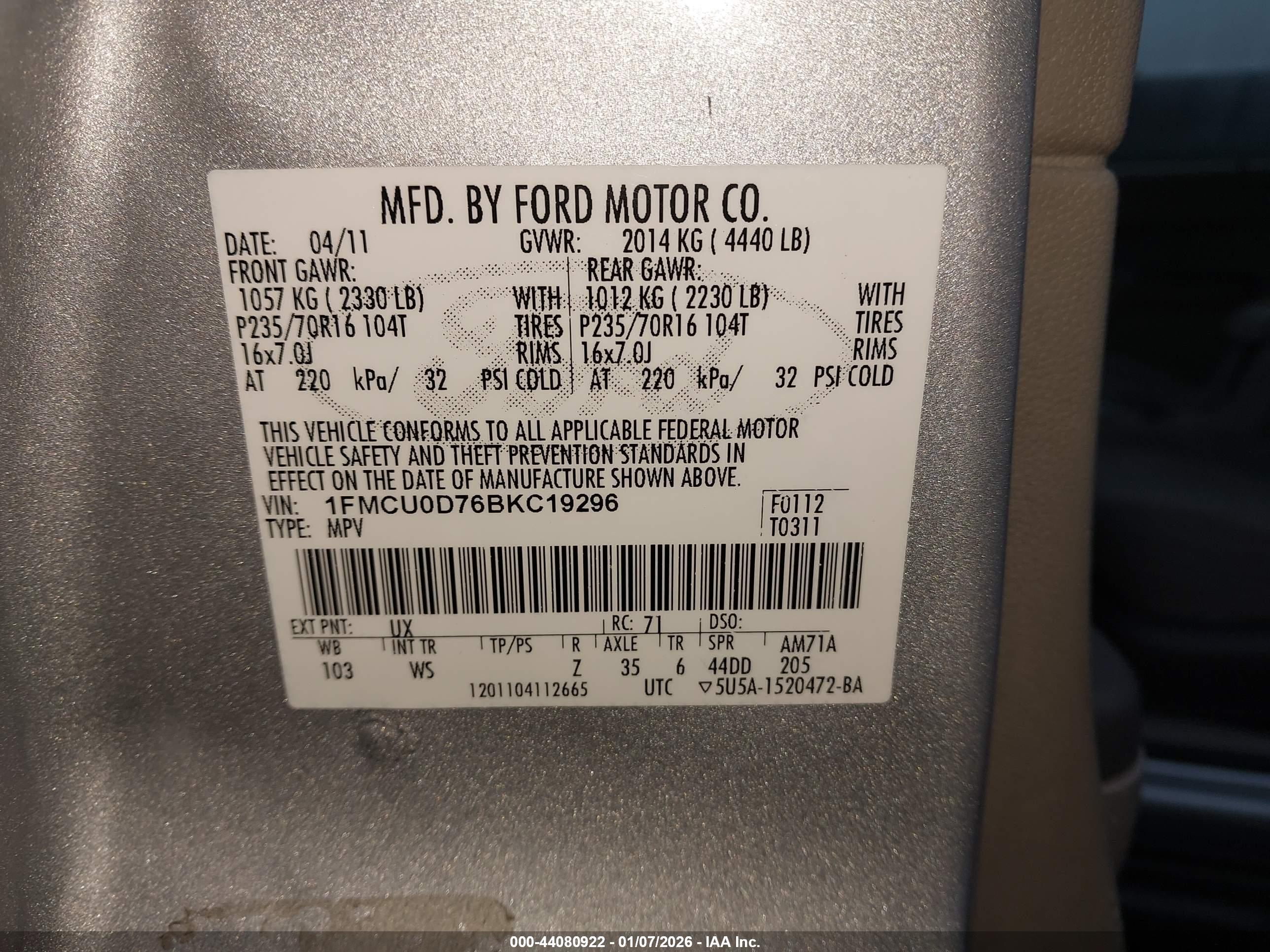 FORD ESCAPE image 9