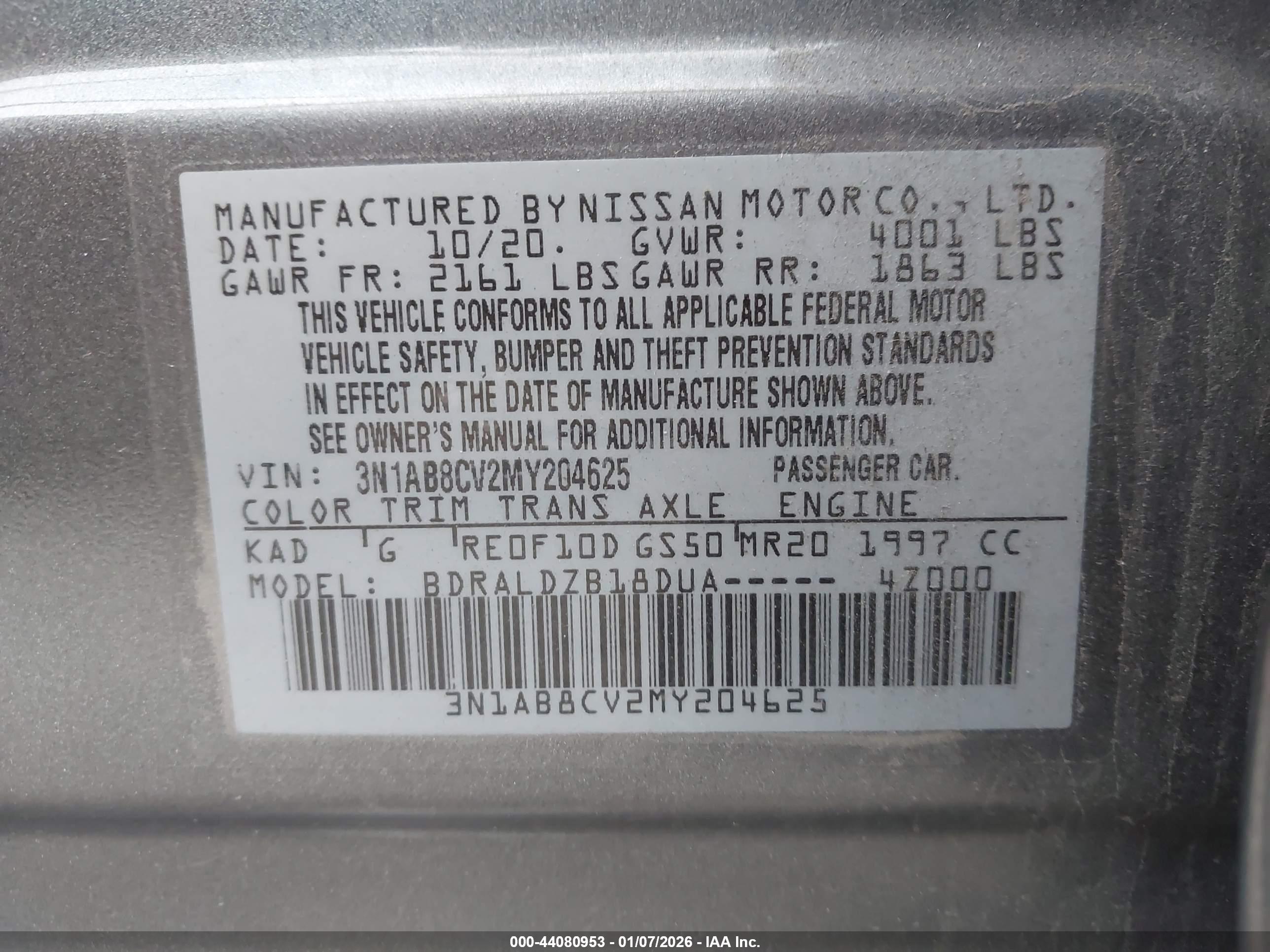 NISSAN SENTRA image 9