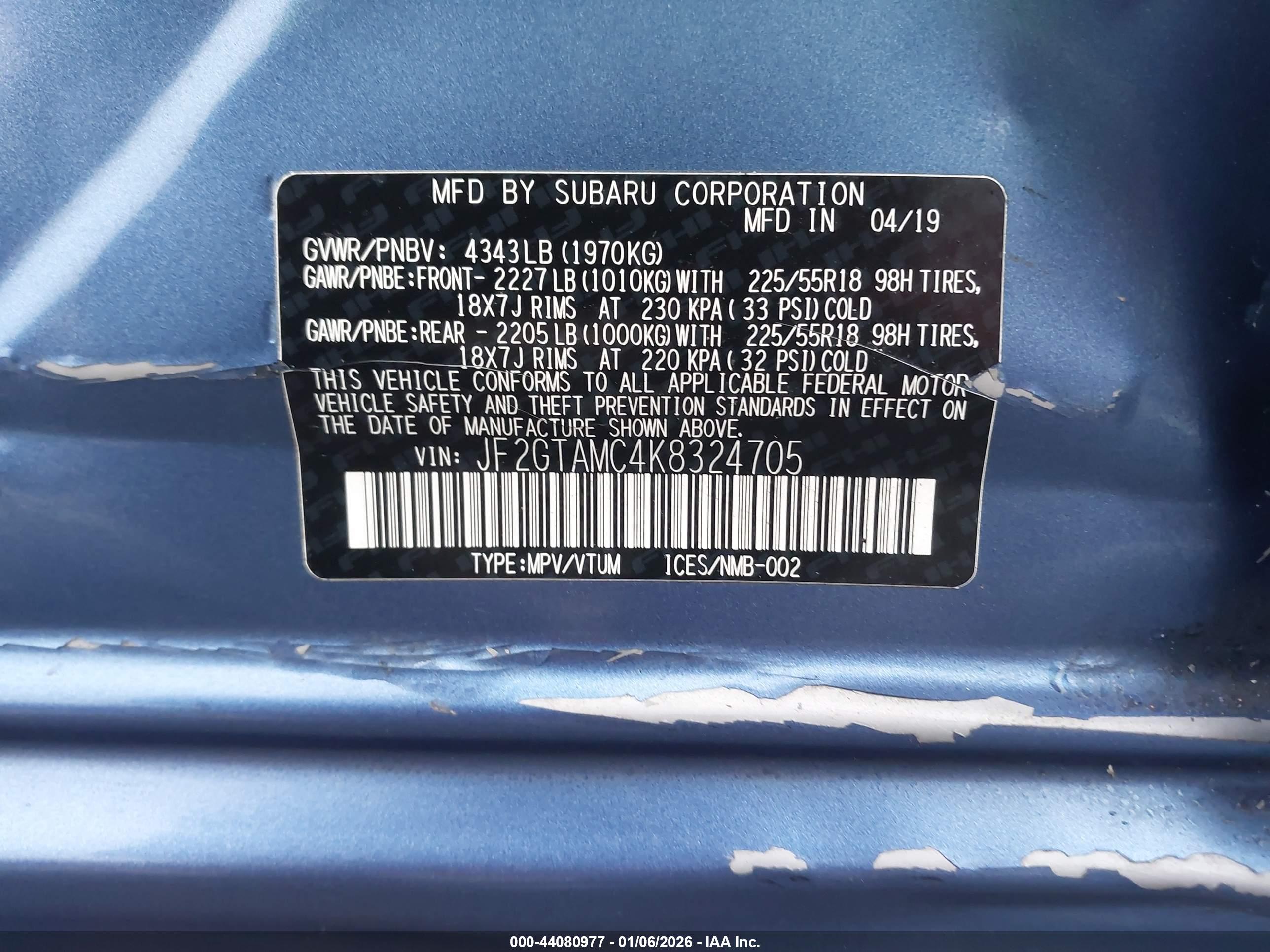 SUBARU CROSSTREK image 9