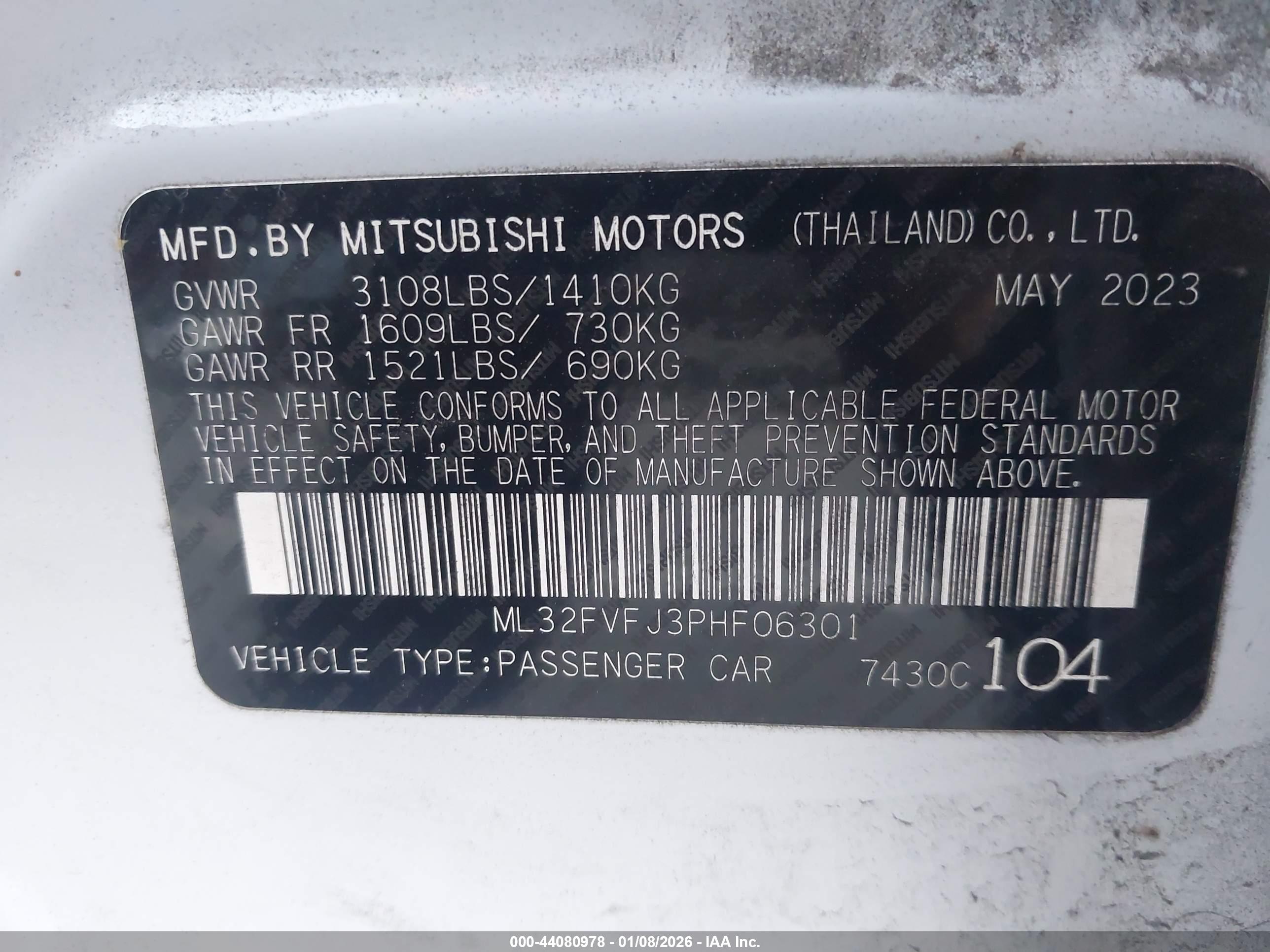 MITSUBISHI MIRAGE image 9