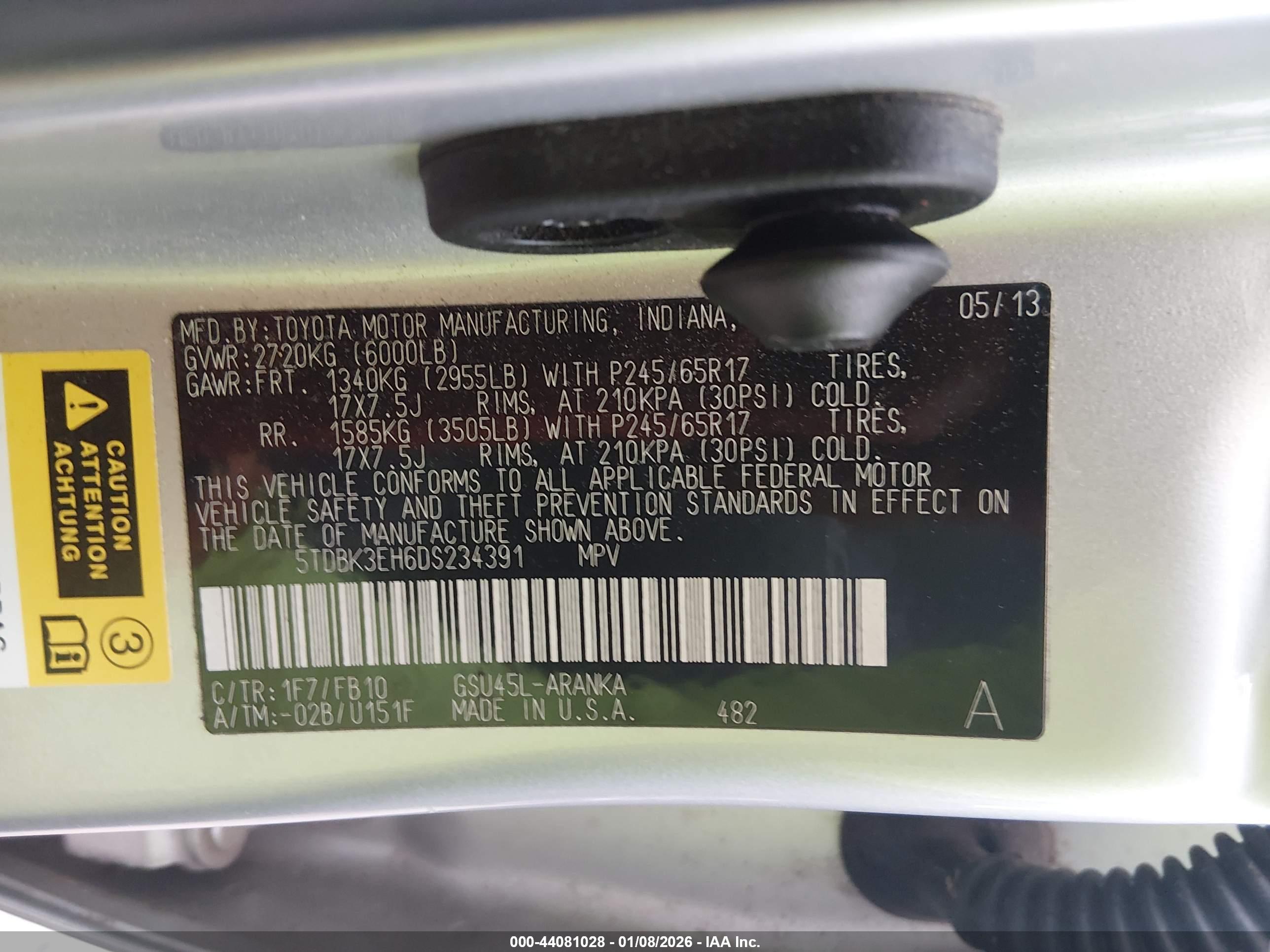 TOYOTA HIGHLANDER image 9
