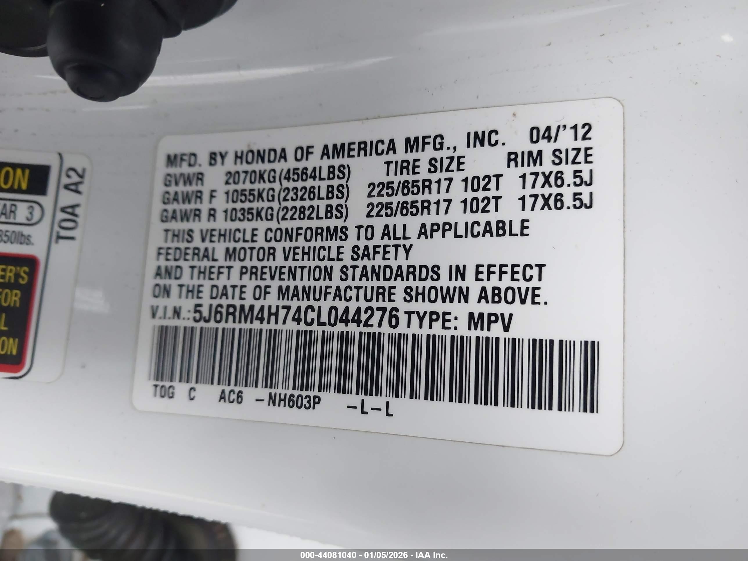 HONDA CR-V image 9