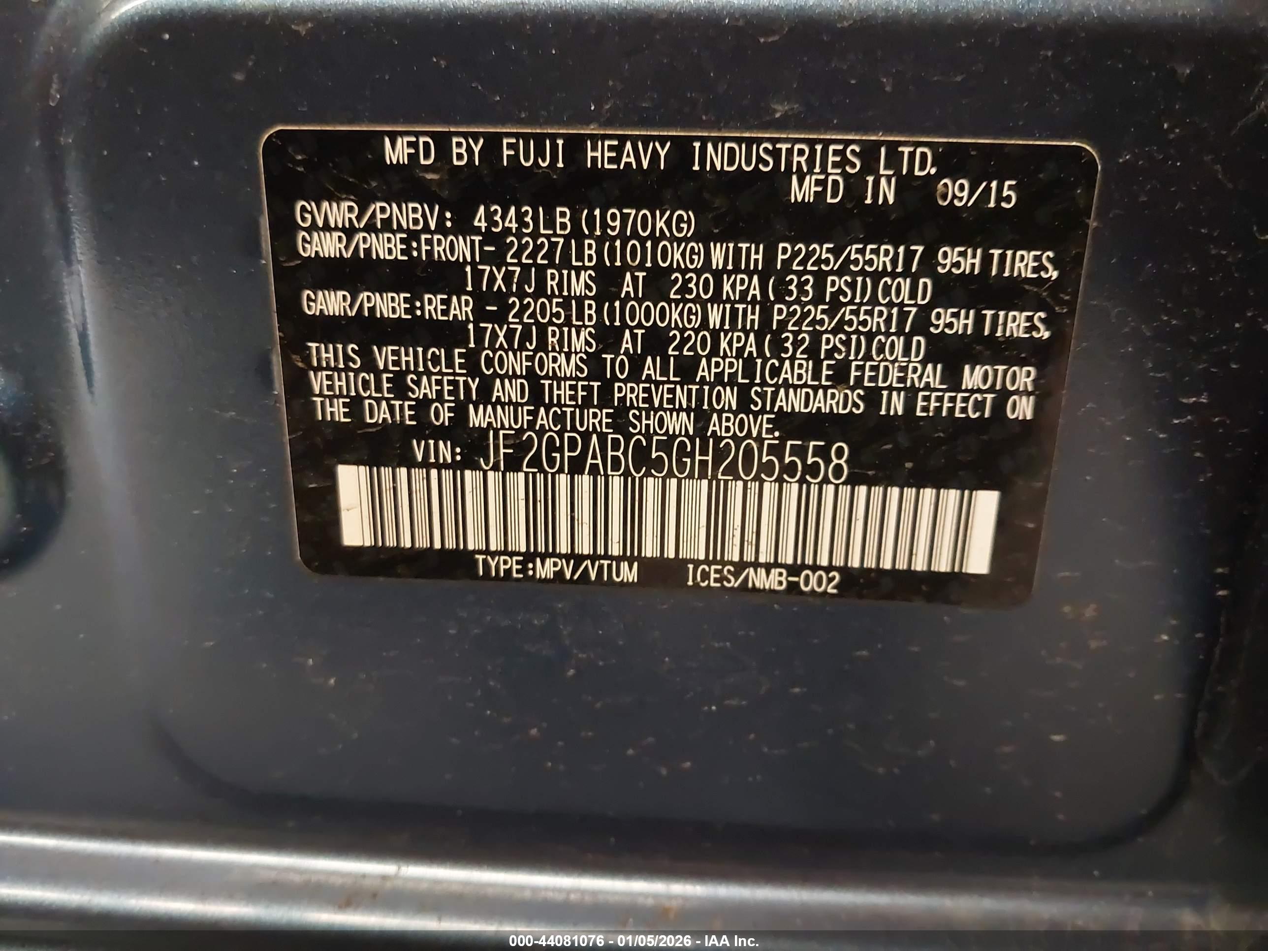 SUBARU CROSSTREK image 9