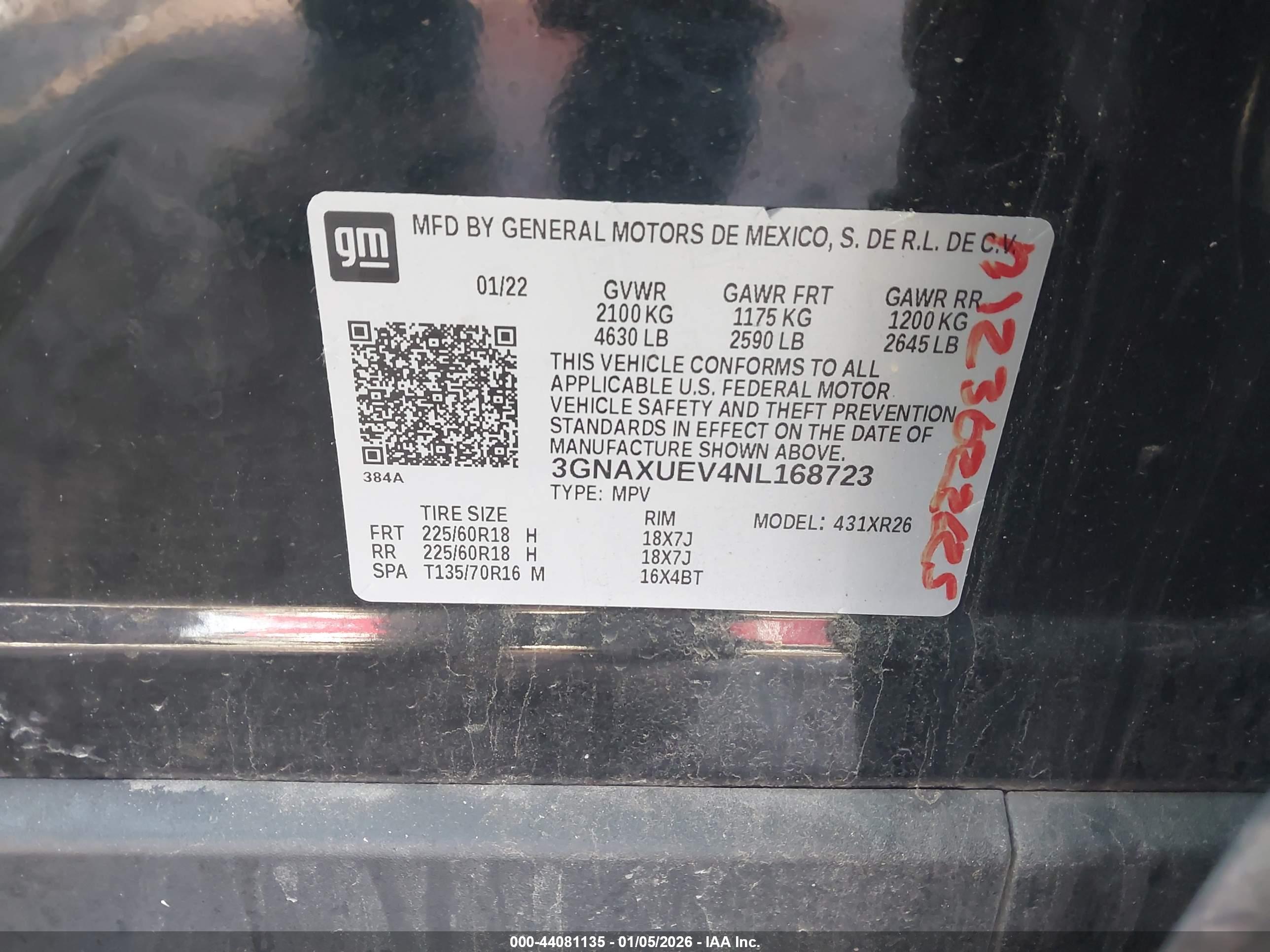 CHEVROLET EQUINOX image 9