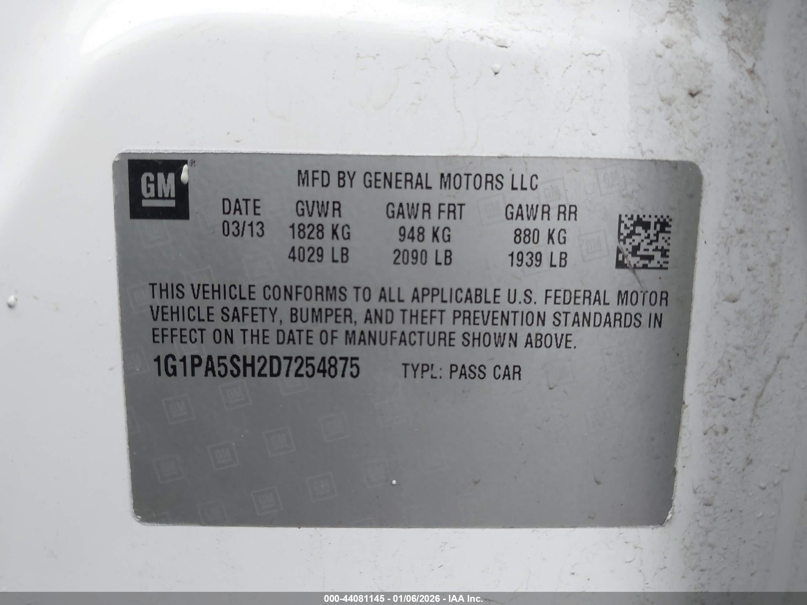 CHEVROLET CRUZE image 9