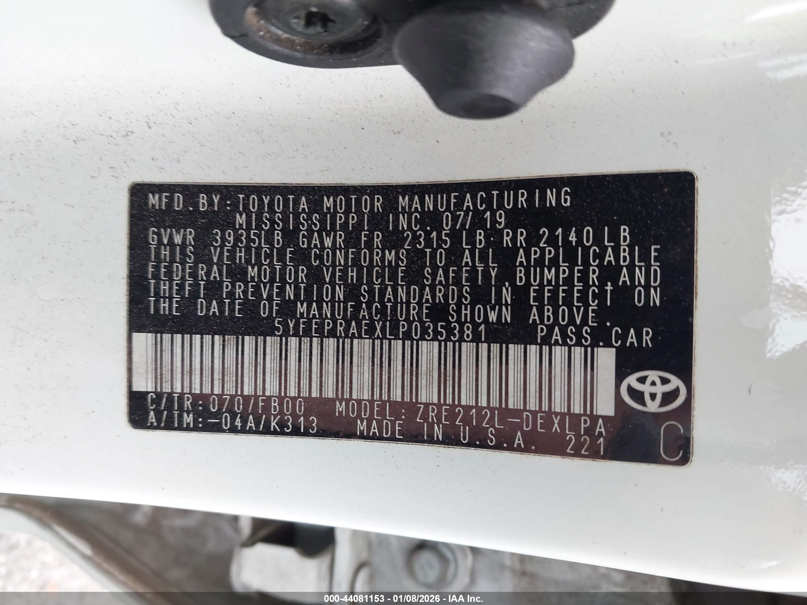 TOYOTA COROLLA image 9