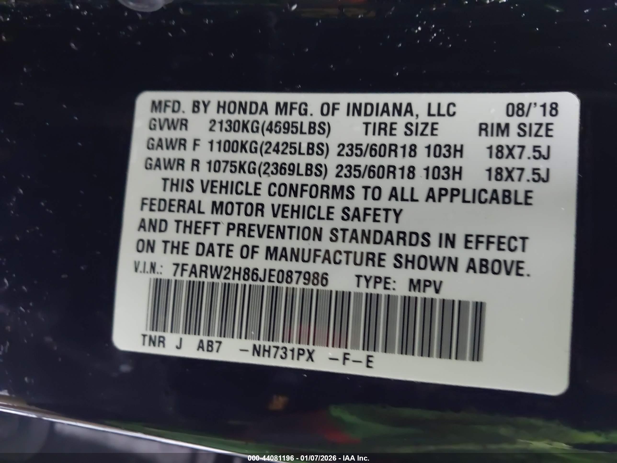 HONDA CR-V image 9