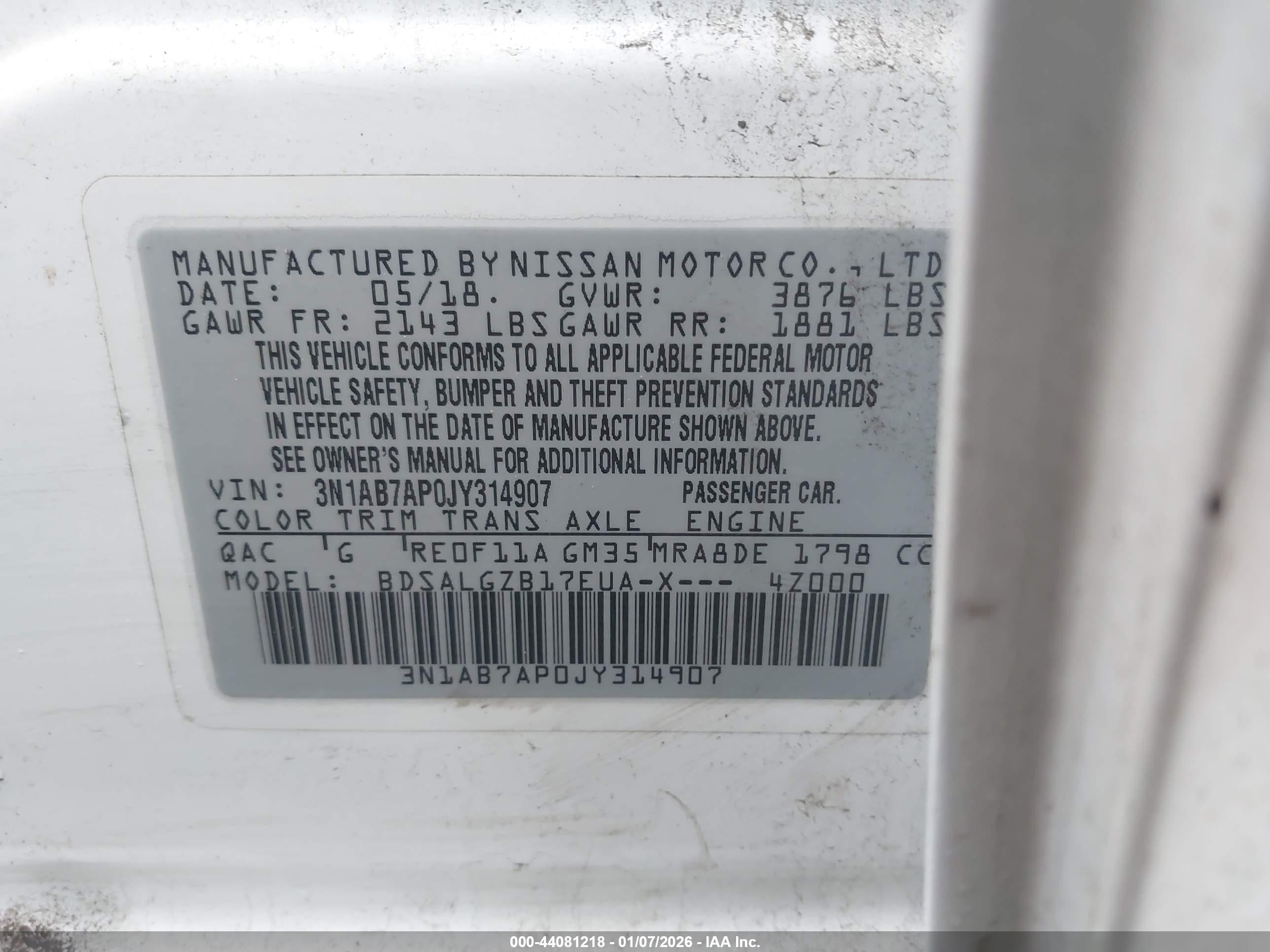 NISSAN SENTRA image 9