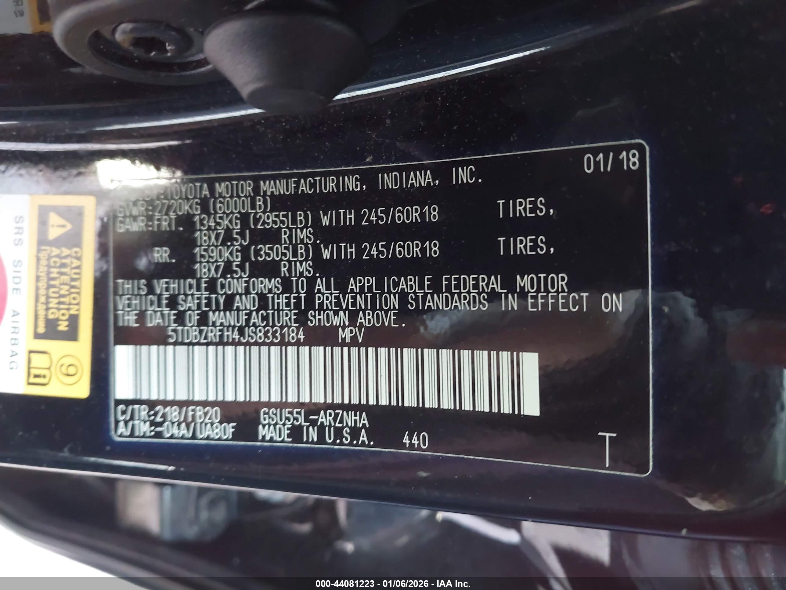 TOYOTA HIGHLANDER image 9