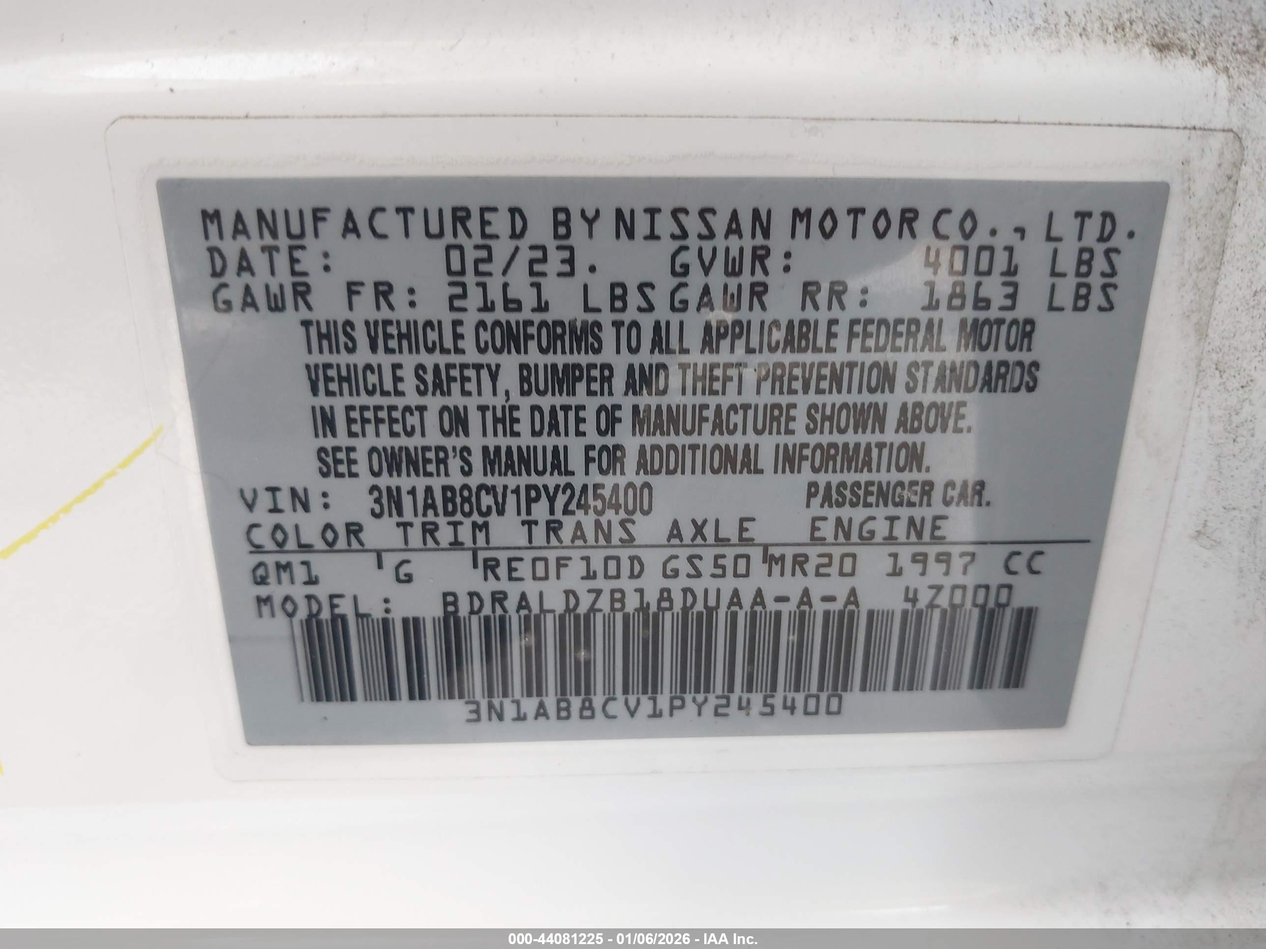 NISSAN SENTRA image 9