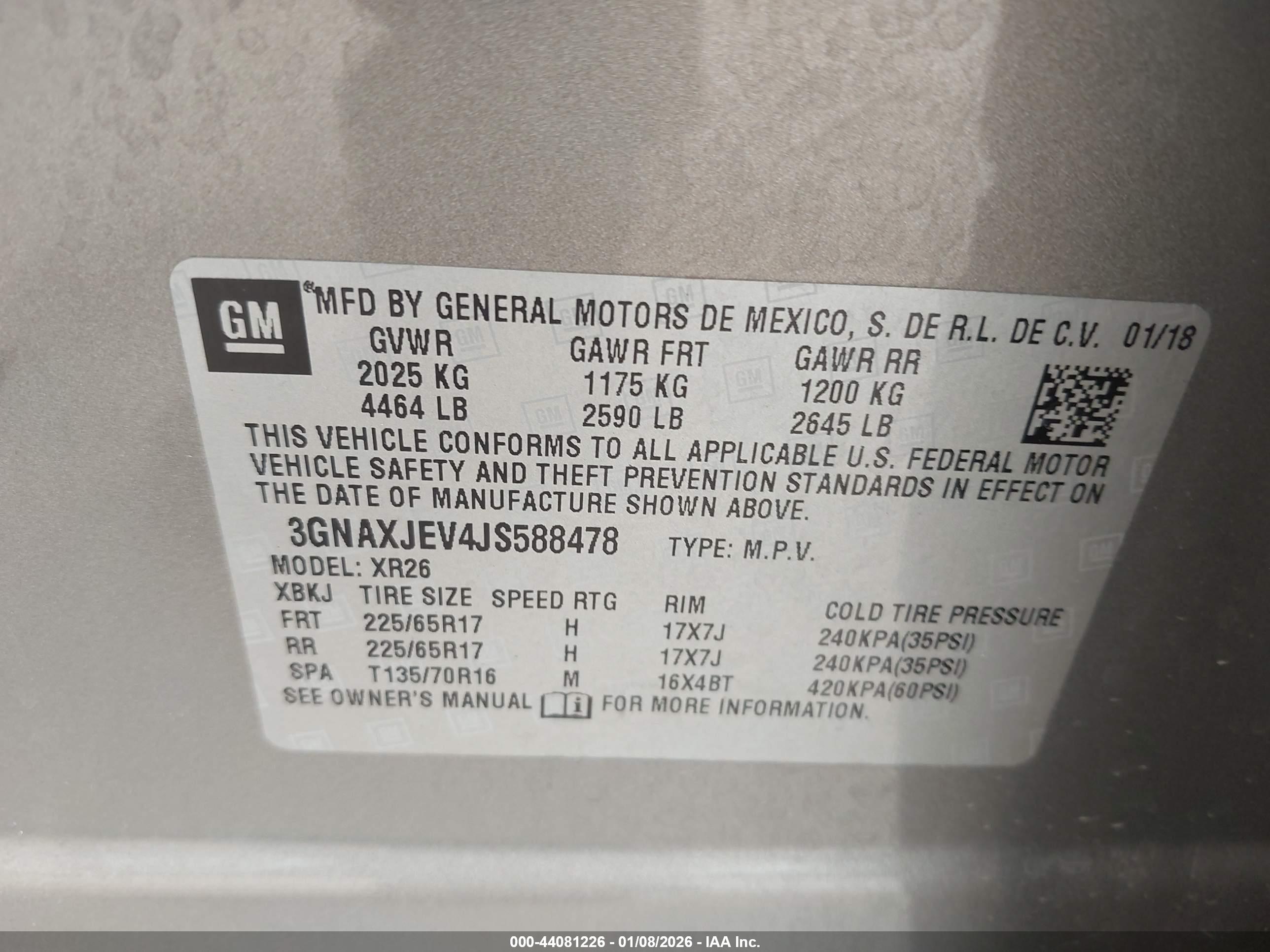CHEVROLET EQUINOX image 9