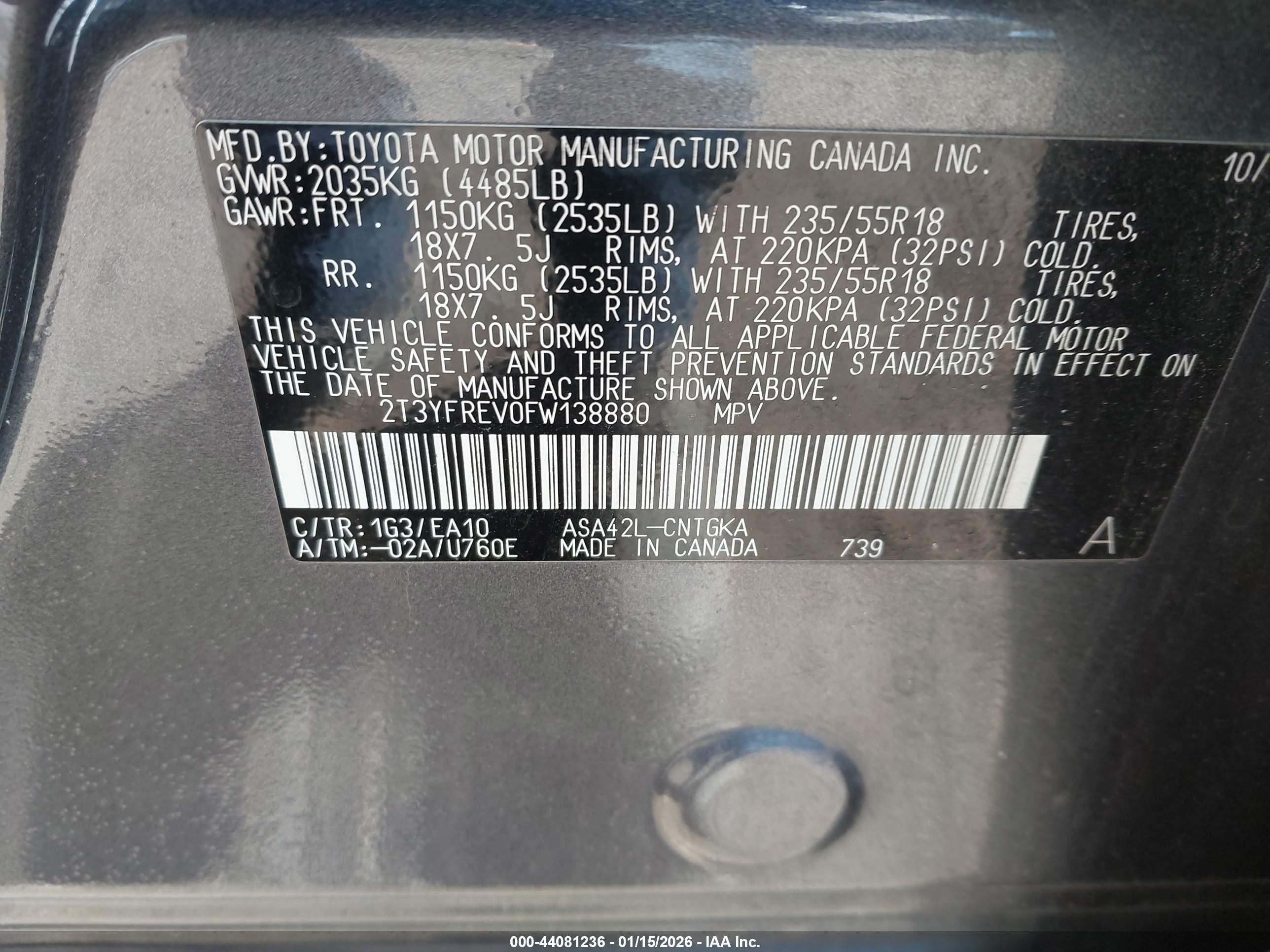 TOYOTA RAV4 image 9