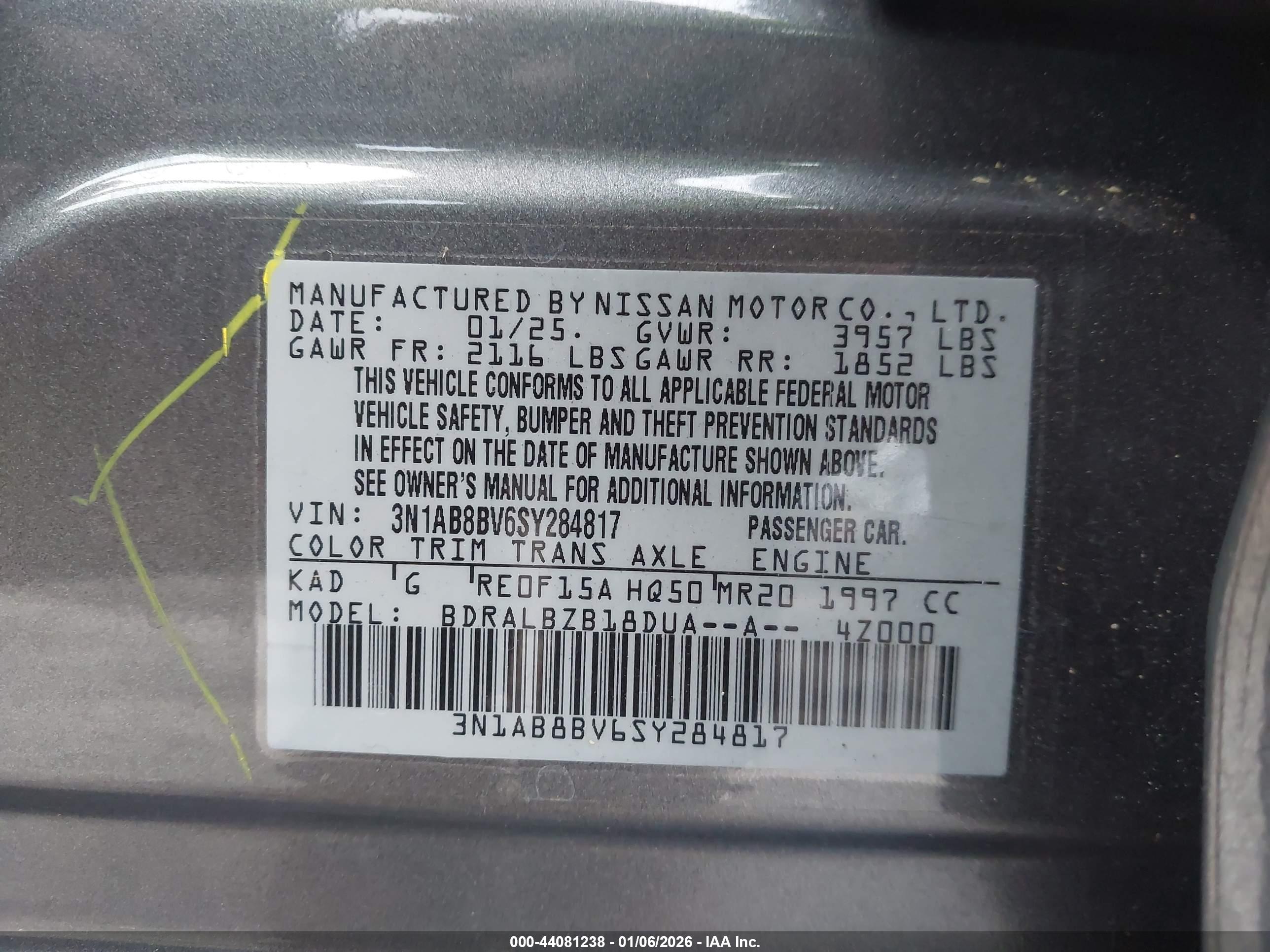 NISSAN SENTRA image 9