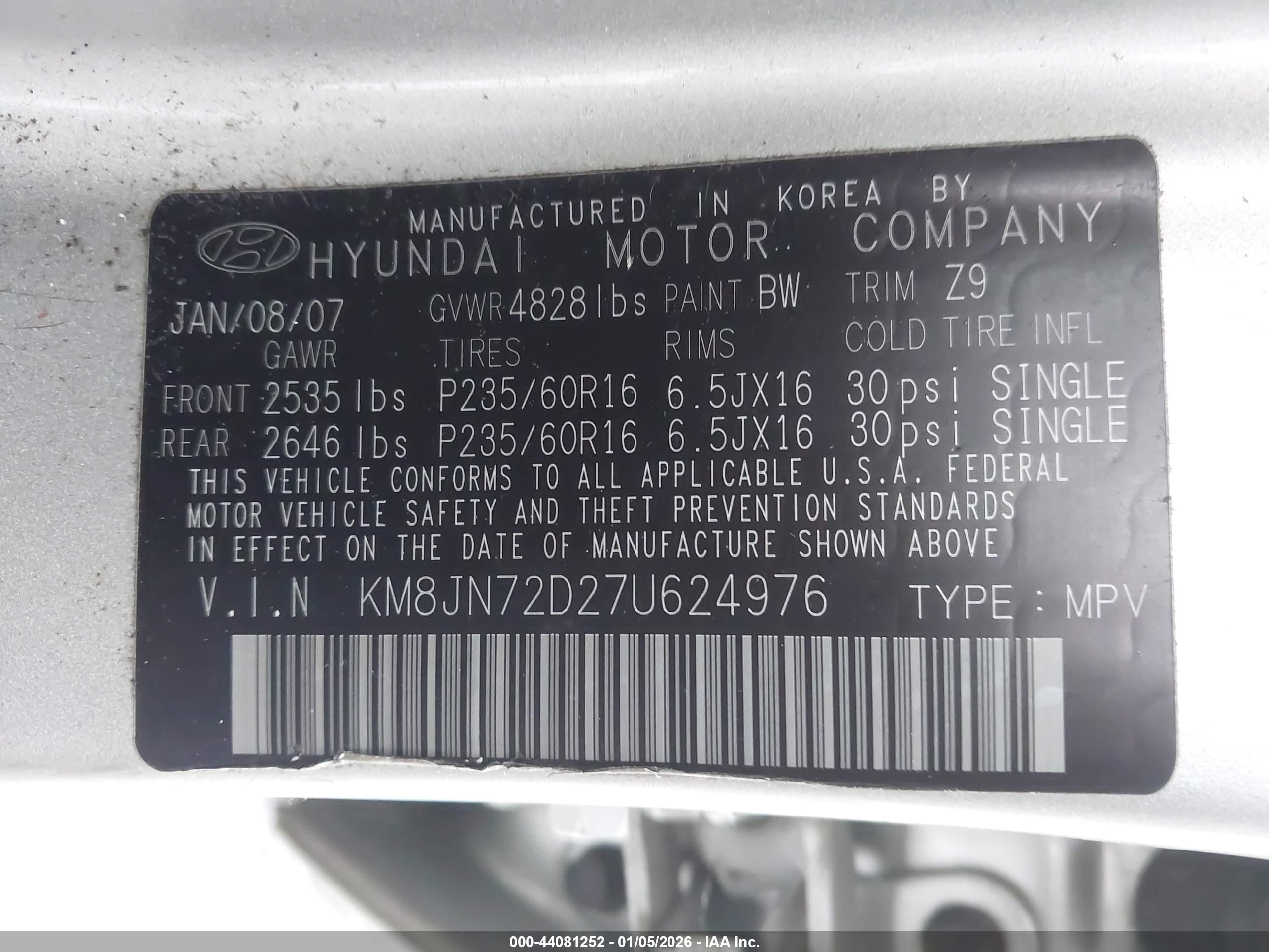 HYUNDAI TUCSON image 9