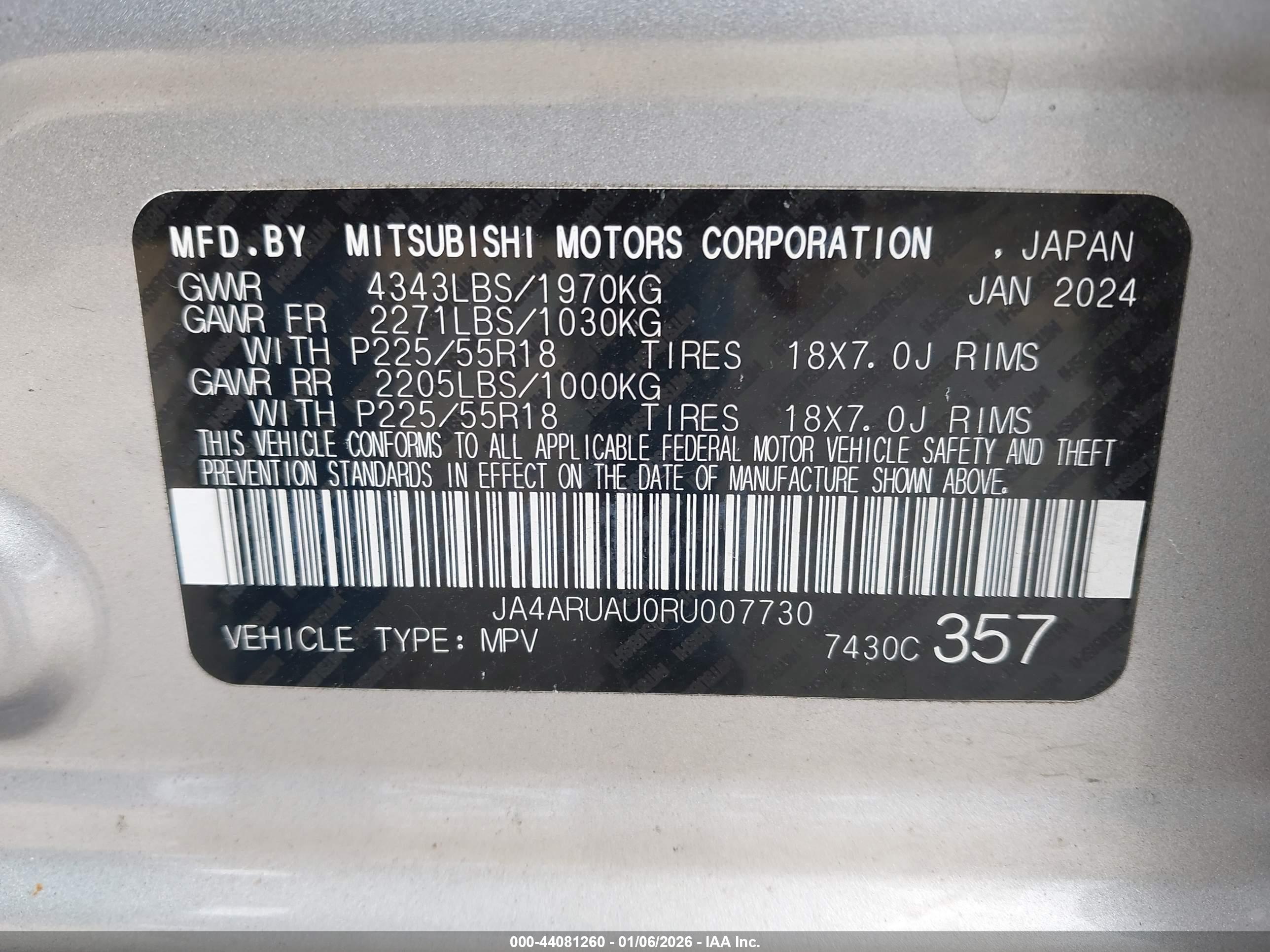 MITSUBISHI OUTLANDER image 9
