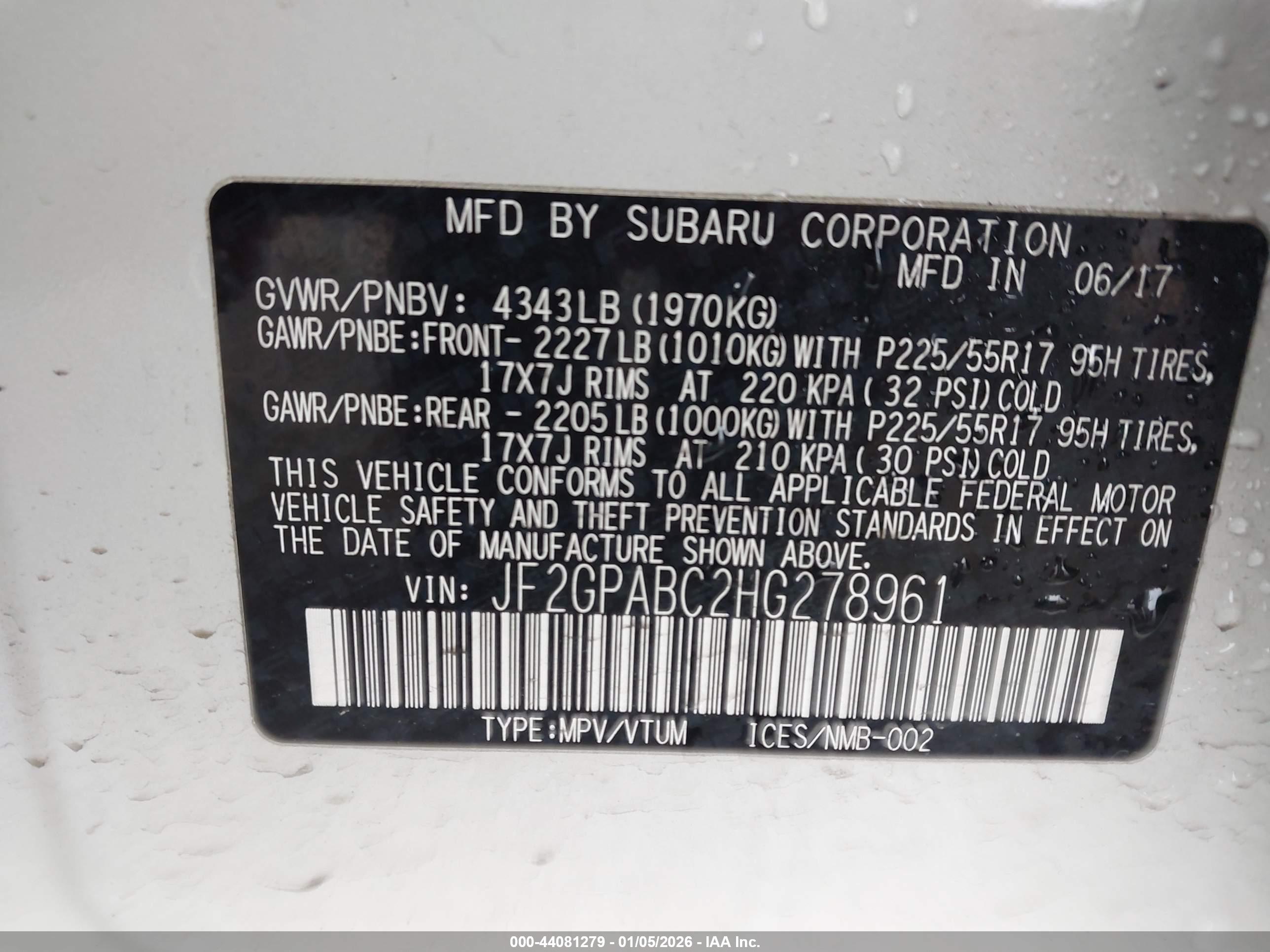 SUBARU CROSSTREK image 9