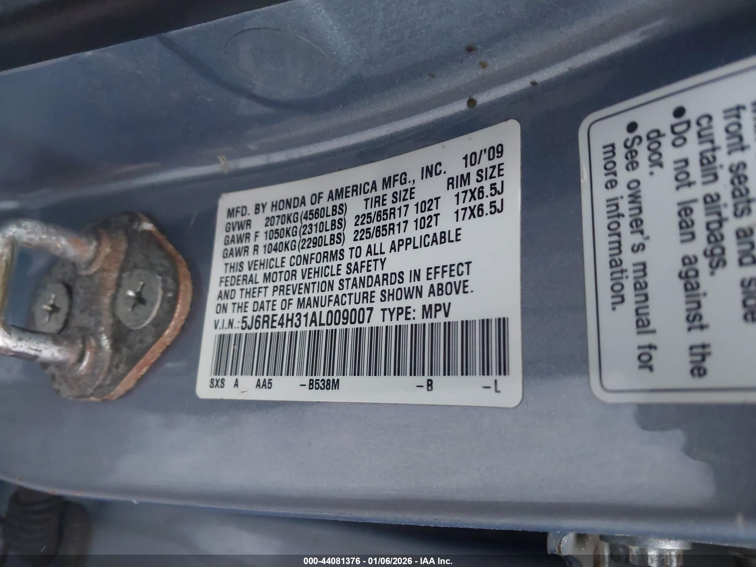 HONDA CR-V image 9