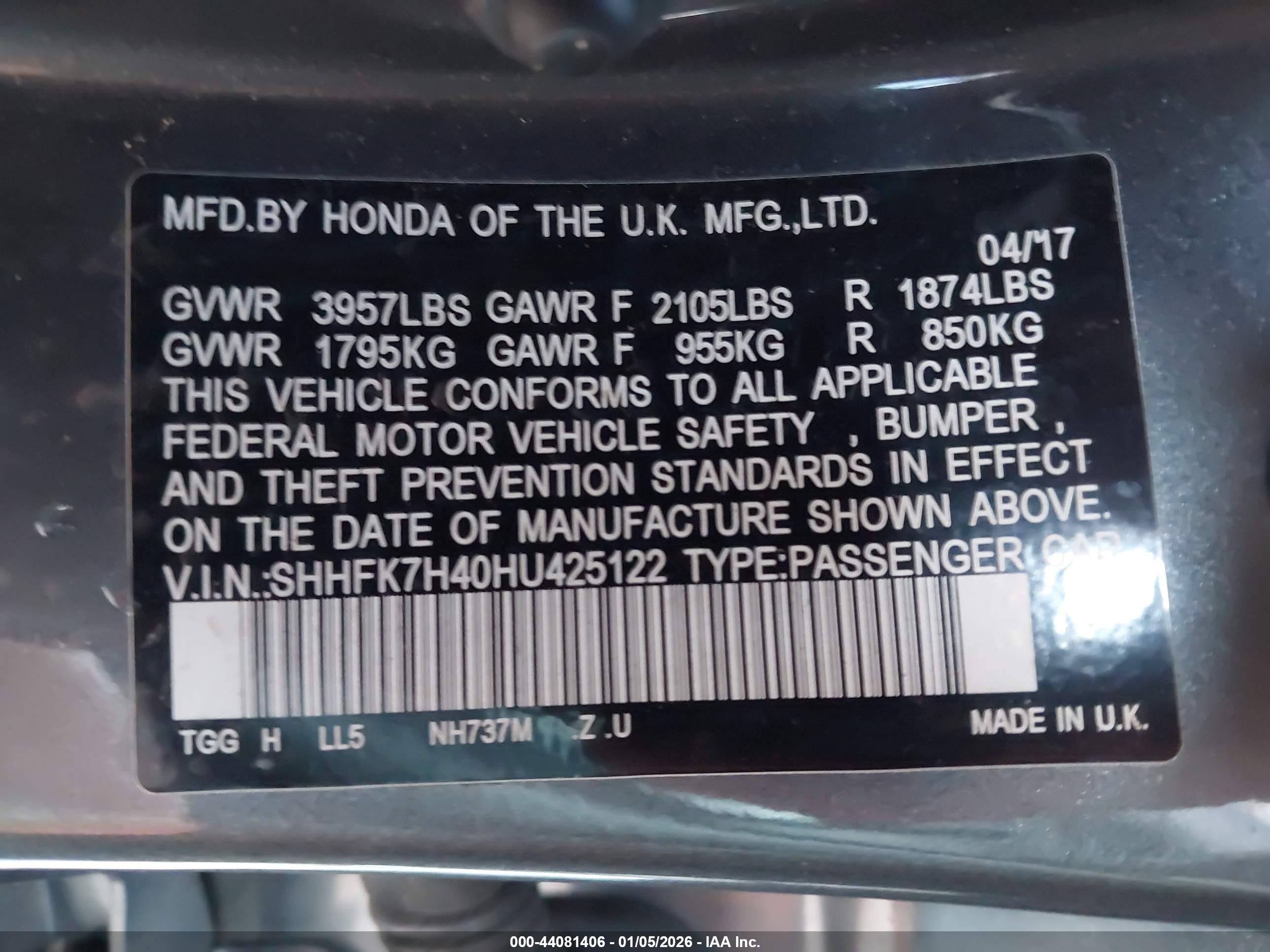 HONDA CIVIC image 9