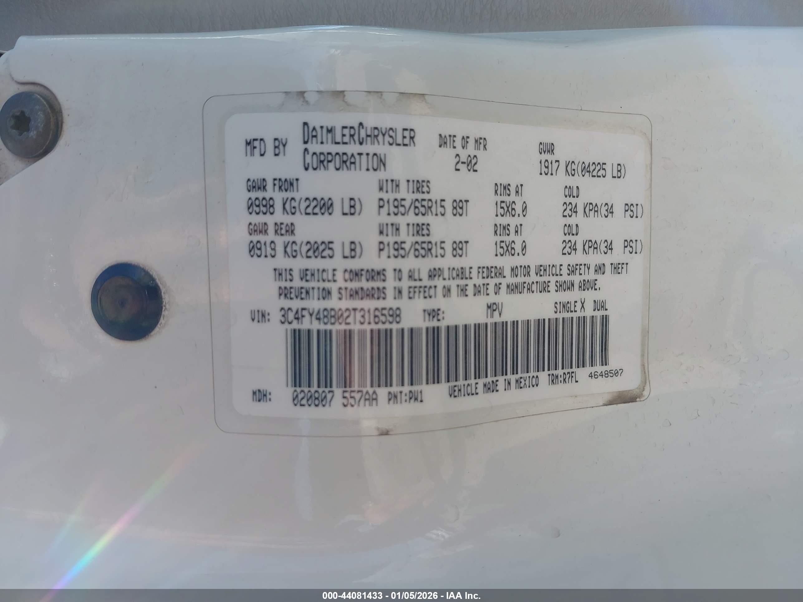 CHRYSLER PT image 9