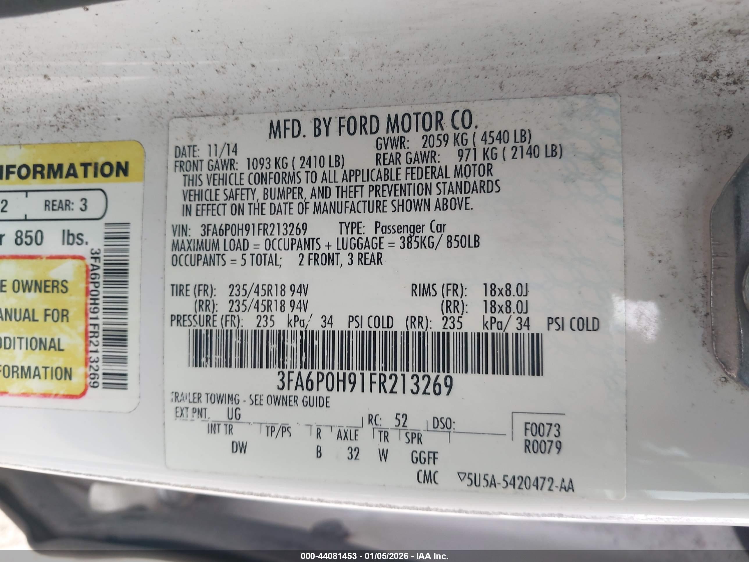 FORD FUSION image 9