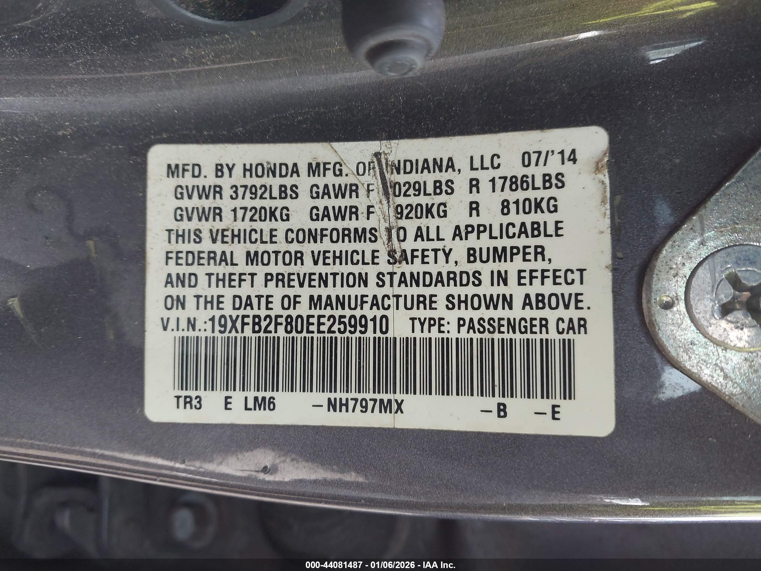 HONDA CIVIC image 9