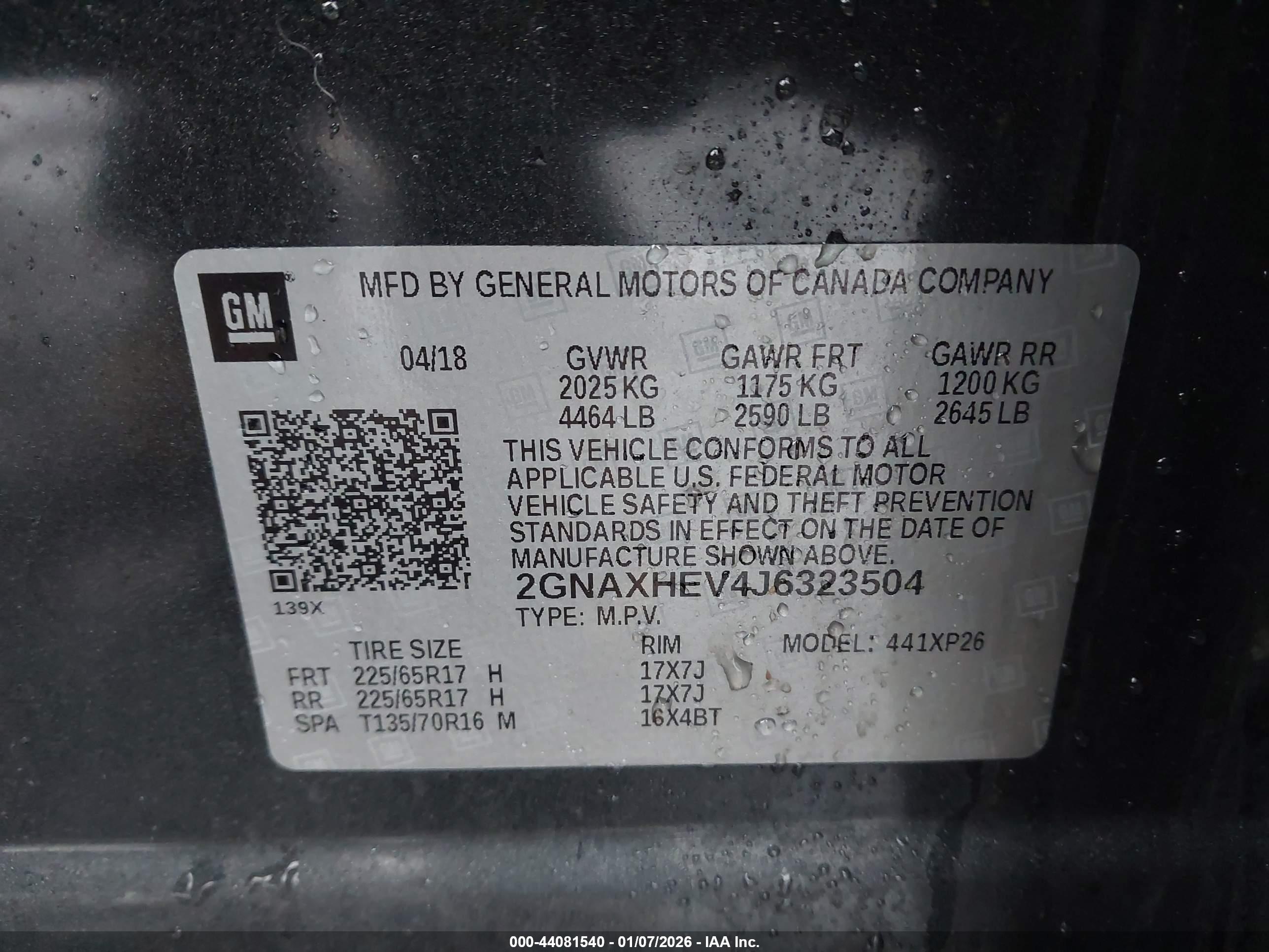 CHEVROLET EQUINOX image 9