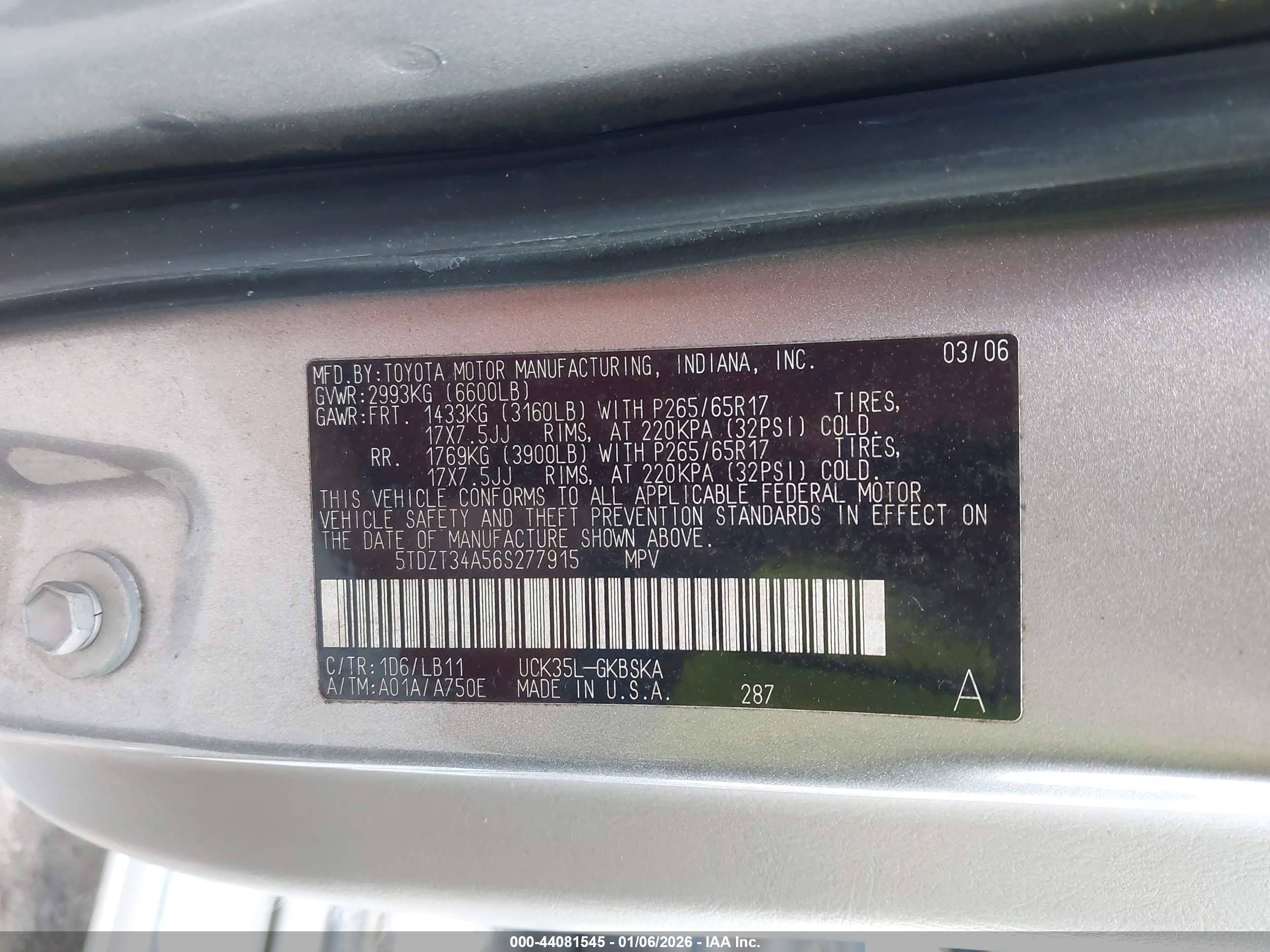 TOYOTA SEQUOIA image 9