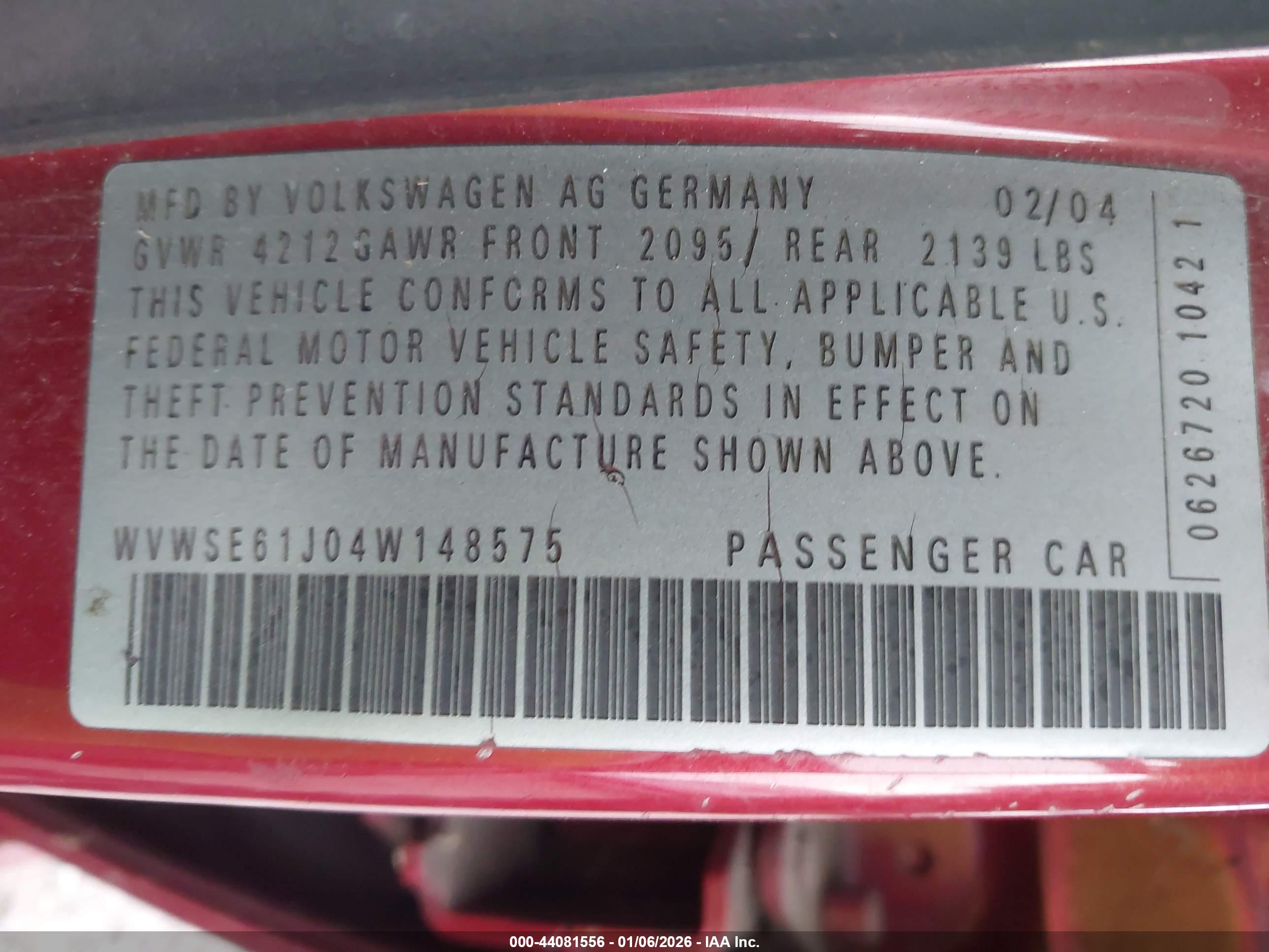 VOLKSWAGEN JETTA image 9