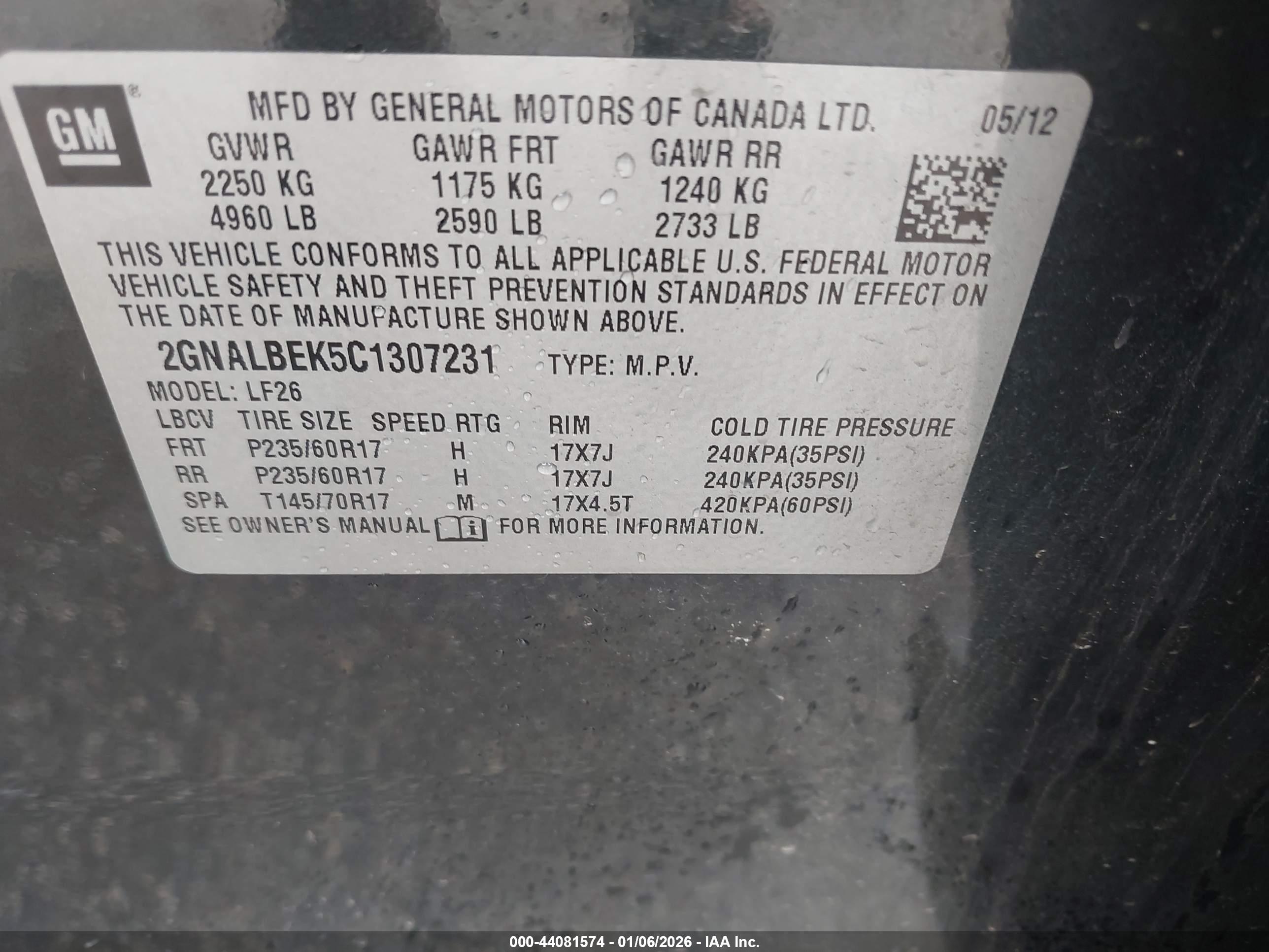 CHEVROLET EQUINOX image 9