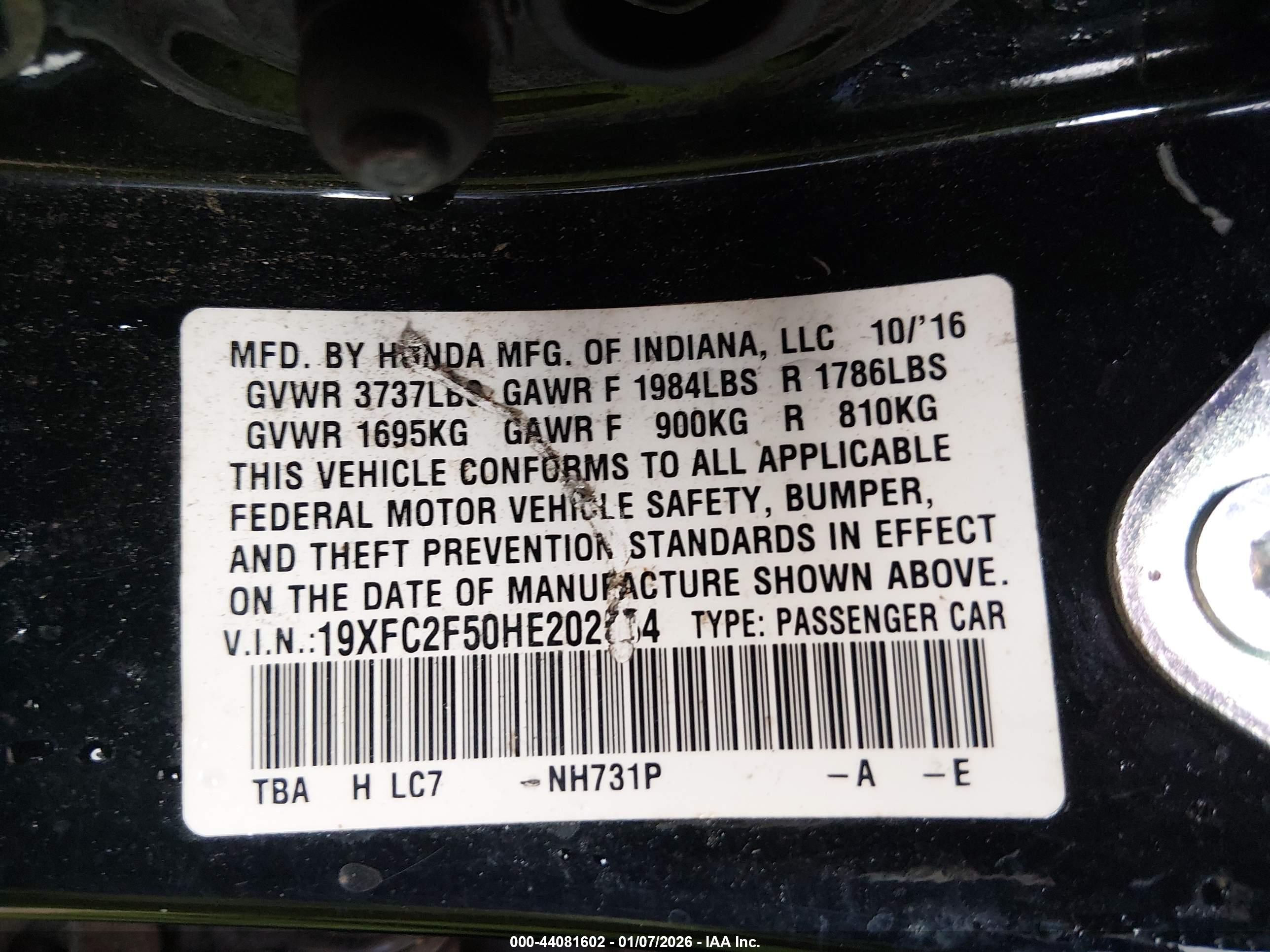 HONDA CIVIC image 9