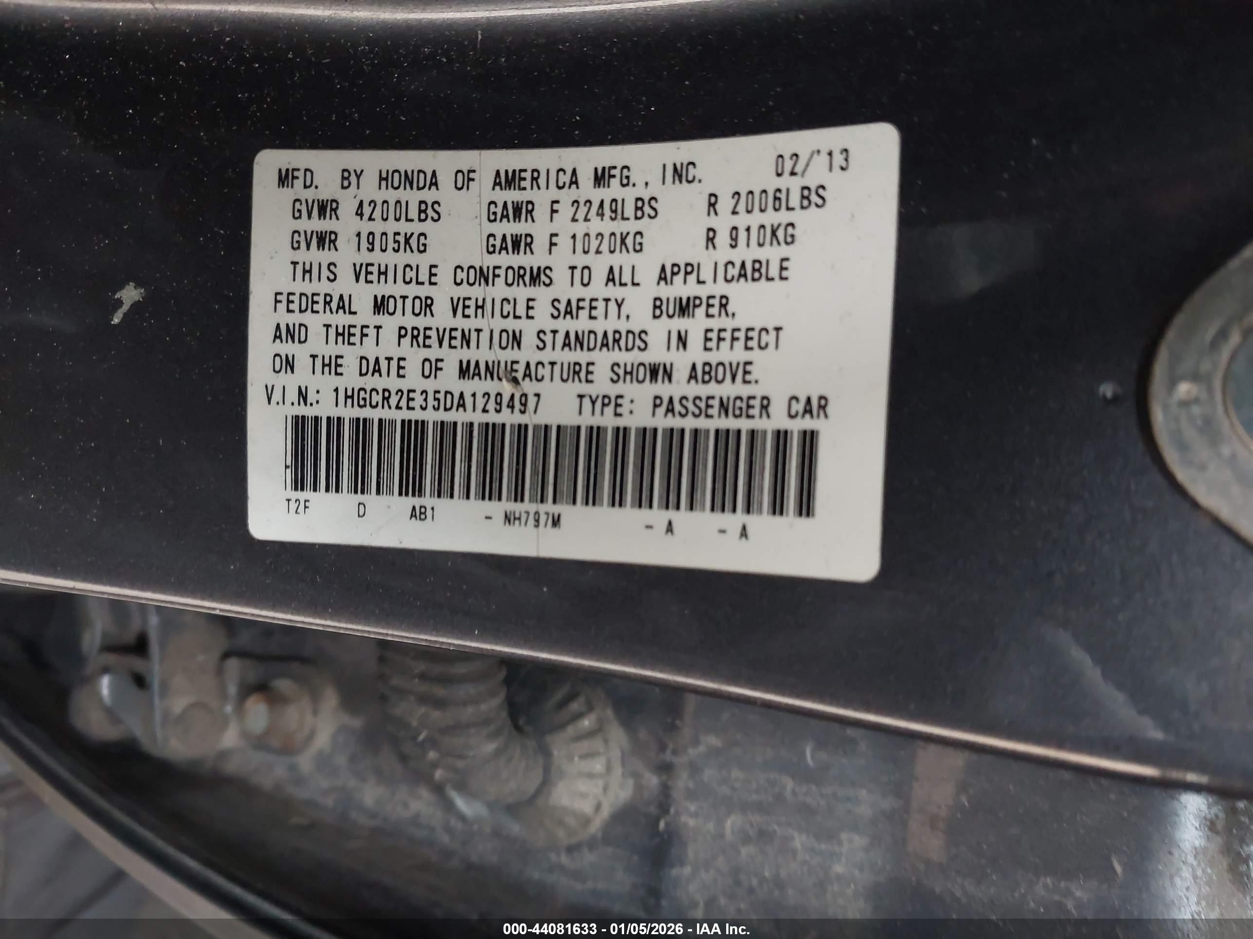 HONDA ACCORD image 9