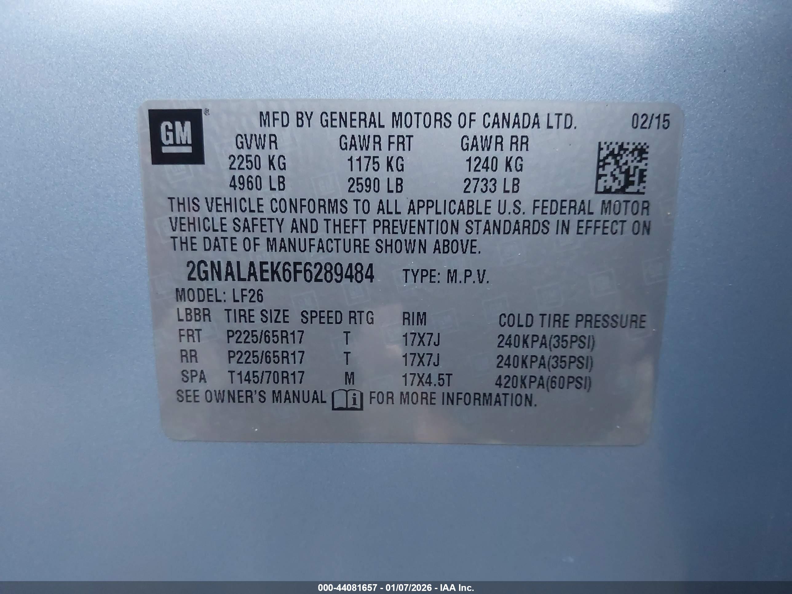 CHEVROLET EQUINOX image 9