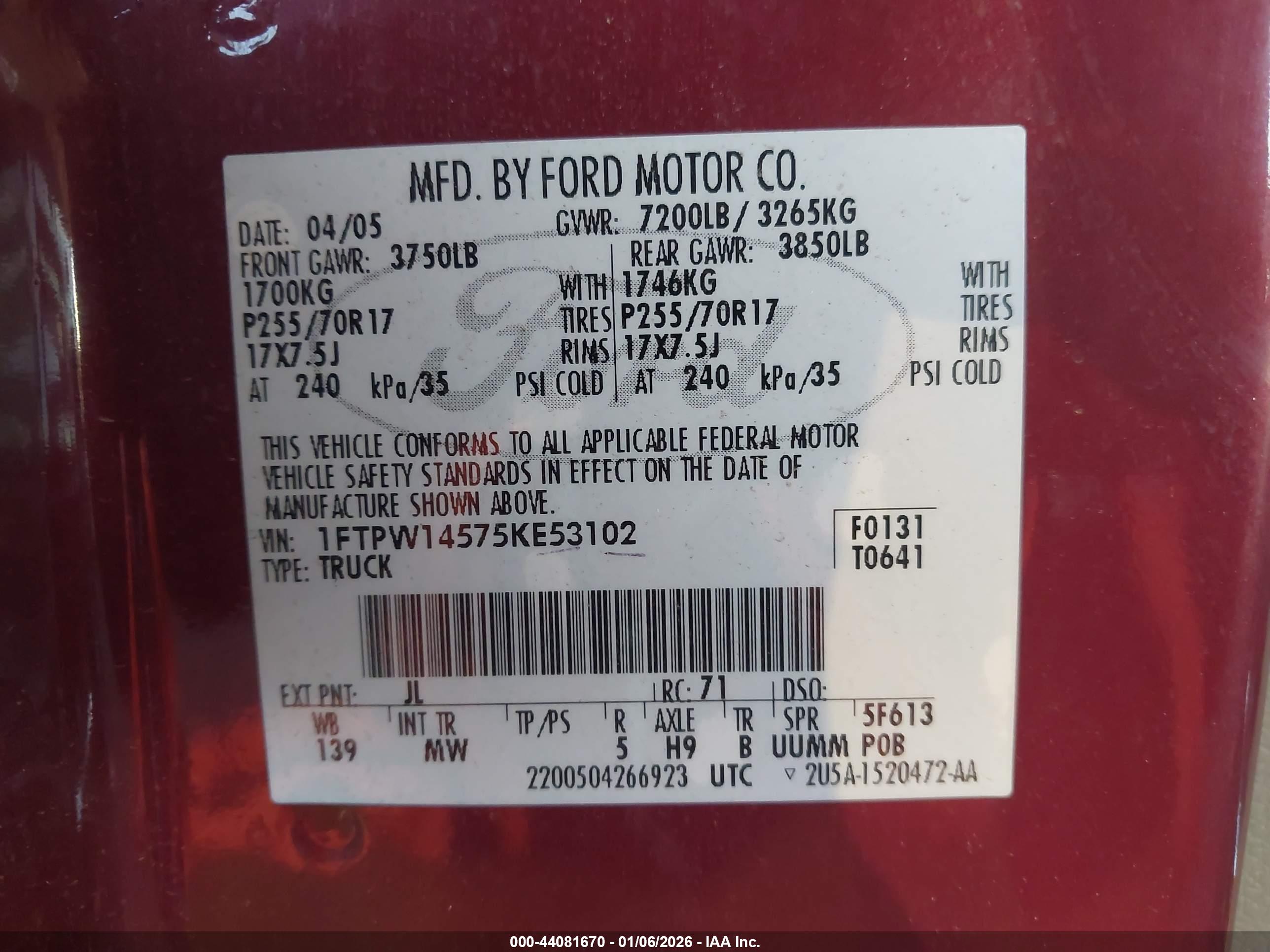 FORD F-150 image 9