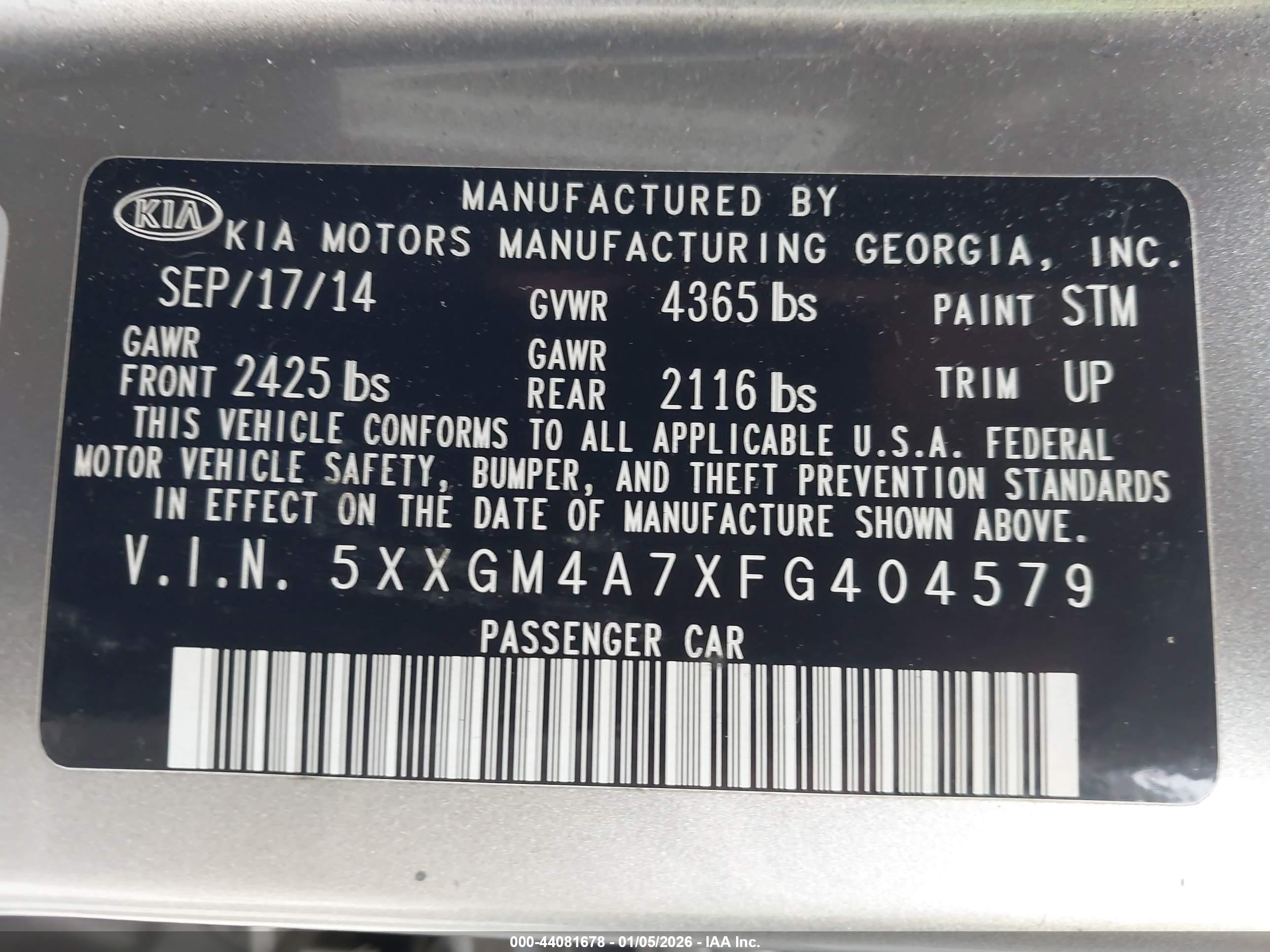 KIA OPTIMA image 9