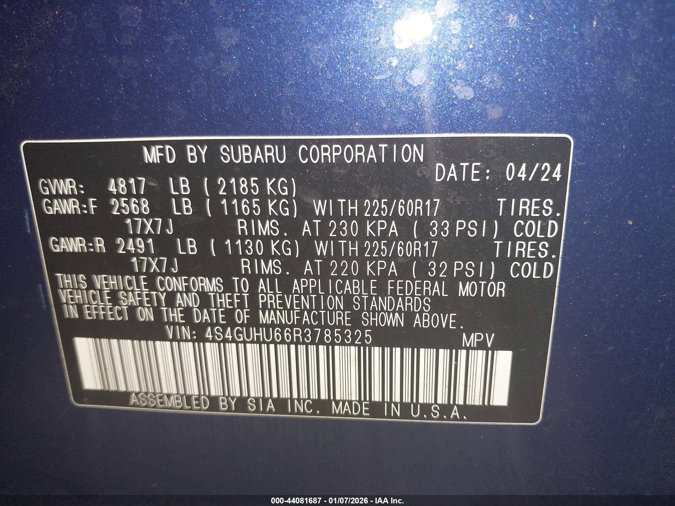 SUBARU CROSSTREK image 9