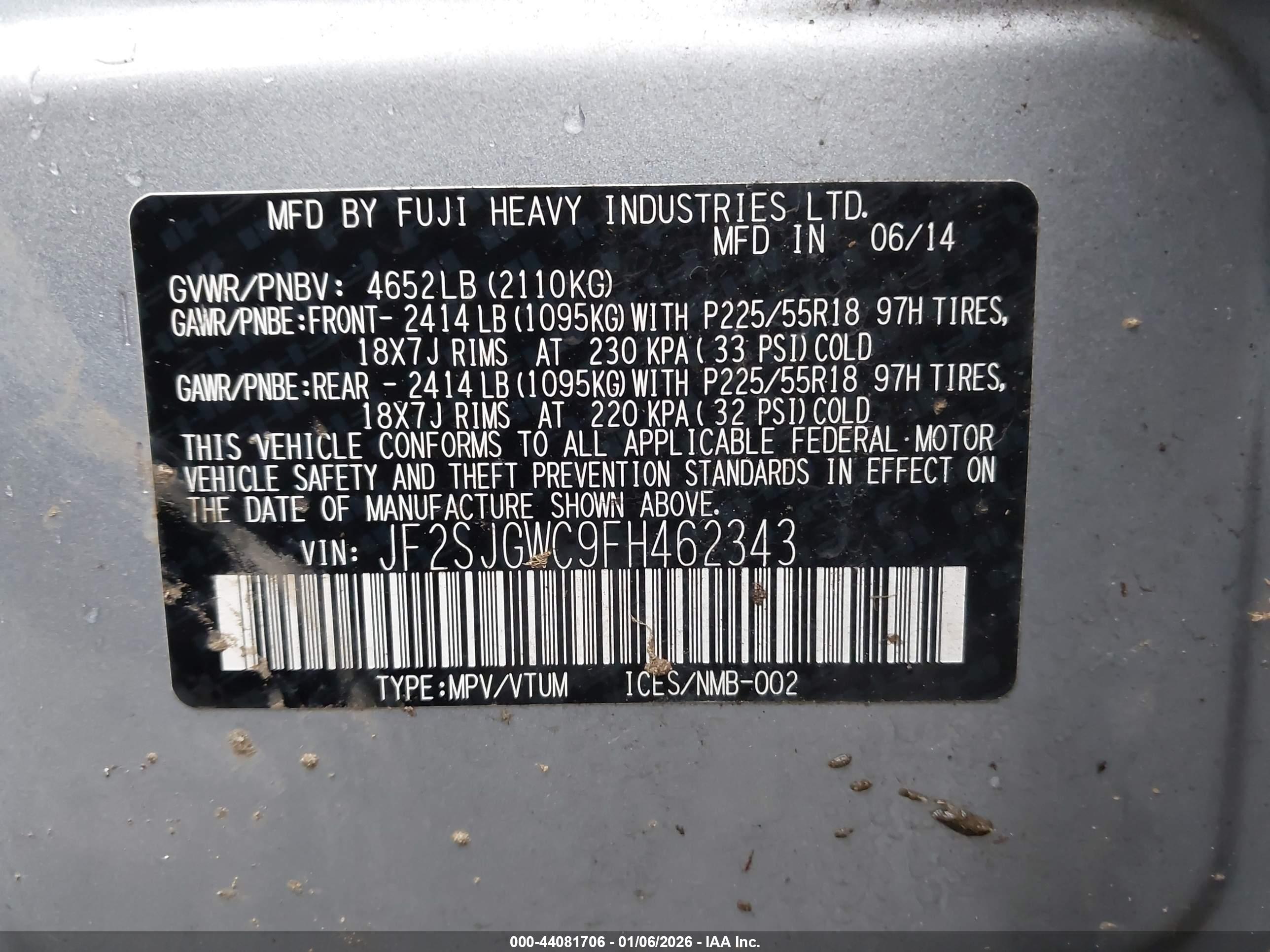 SUBARU FORESTER image 9