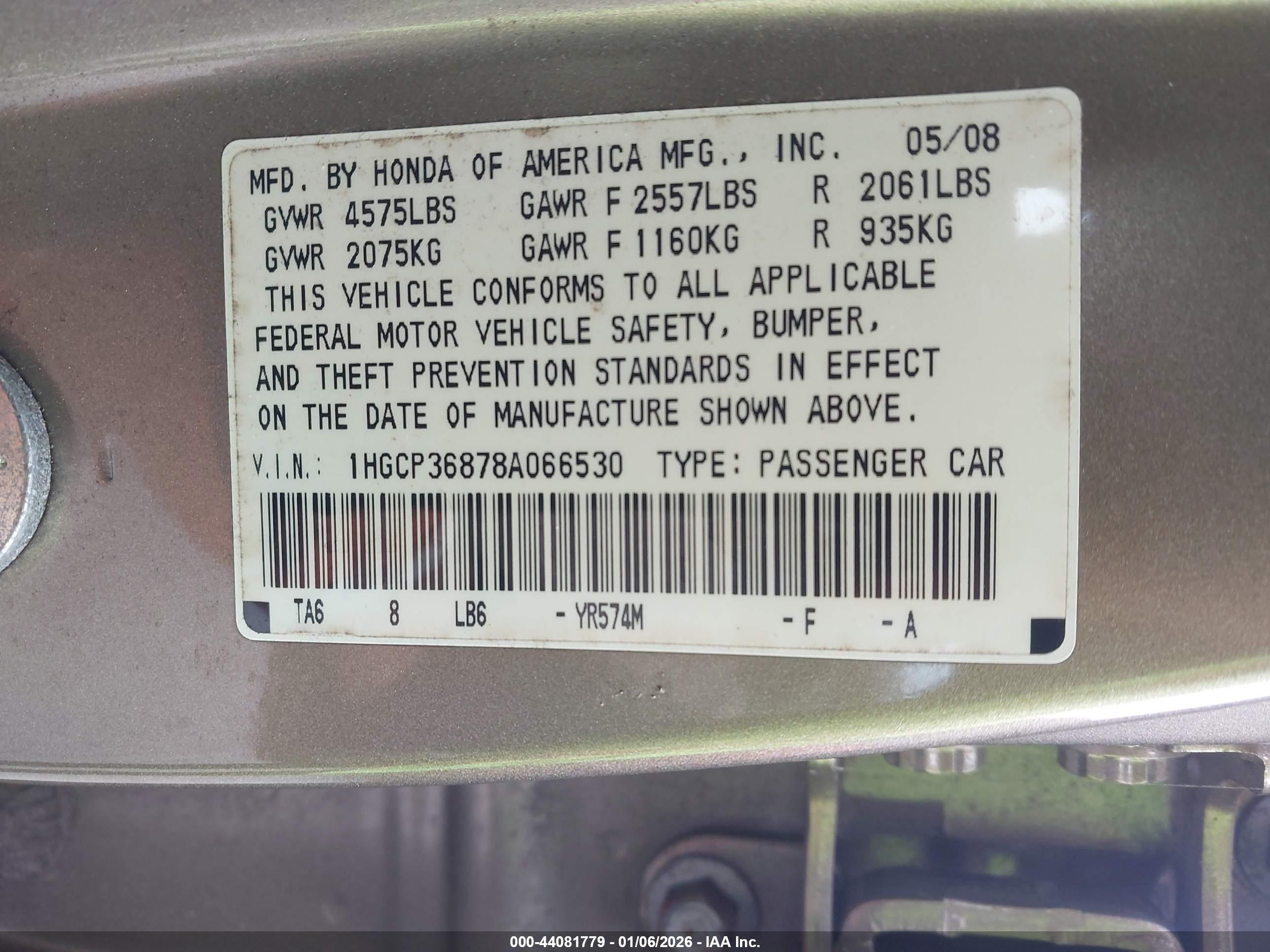 HONDA ACCORD image 9