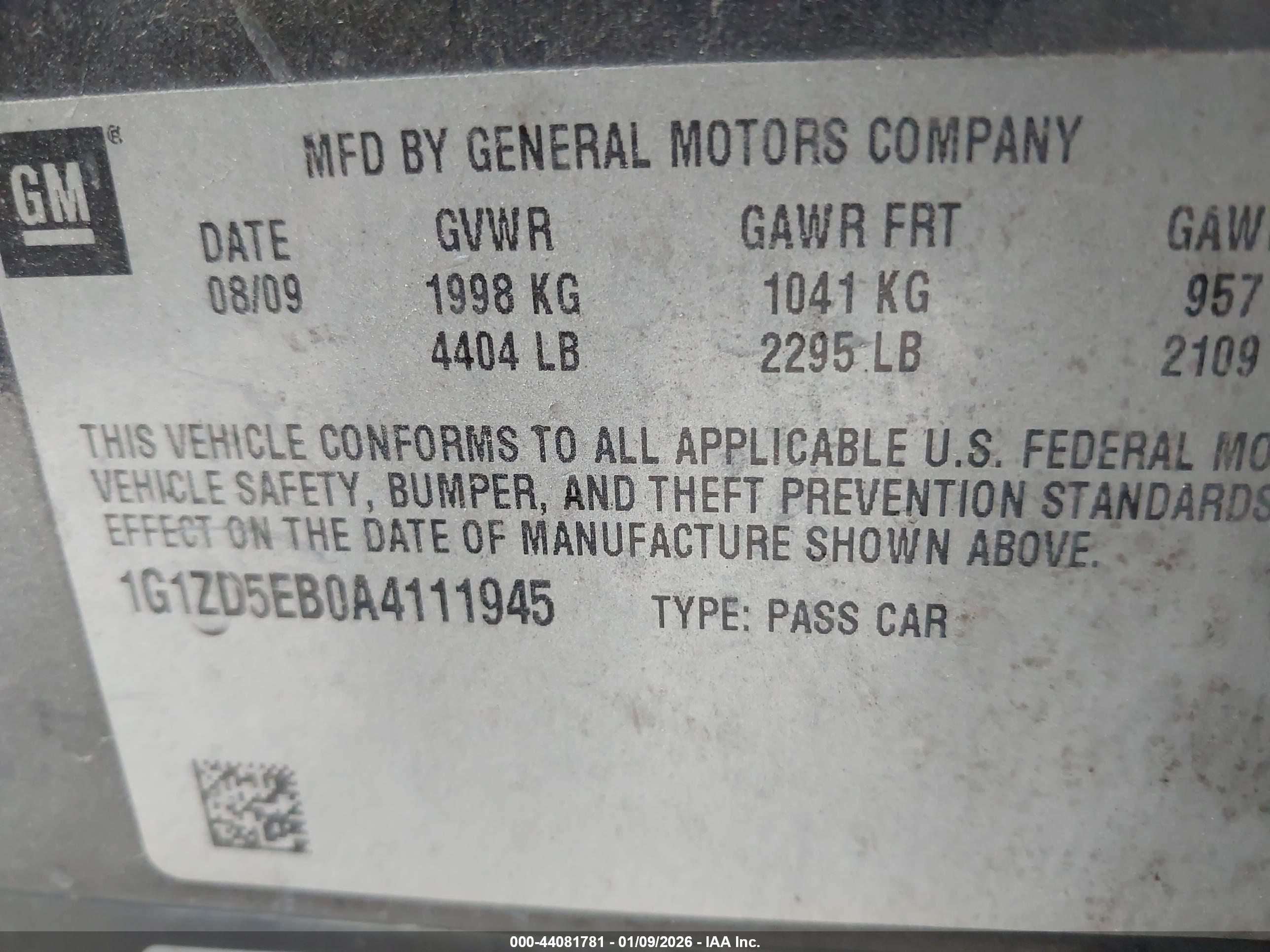 CHEVROLET MALIBU image 9