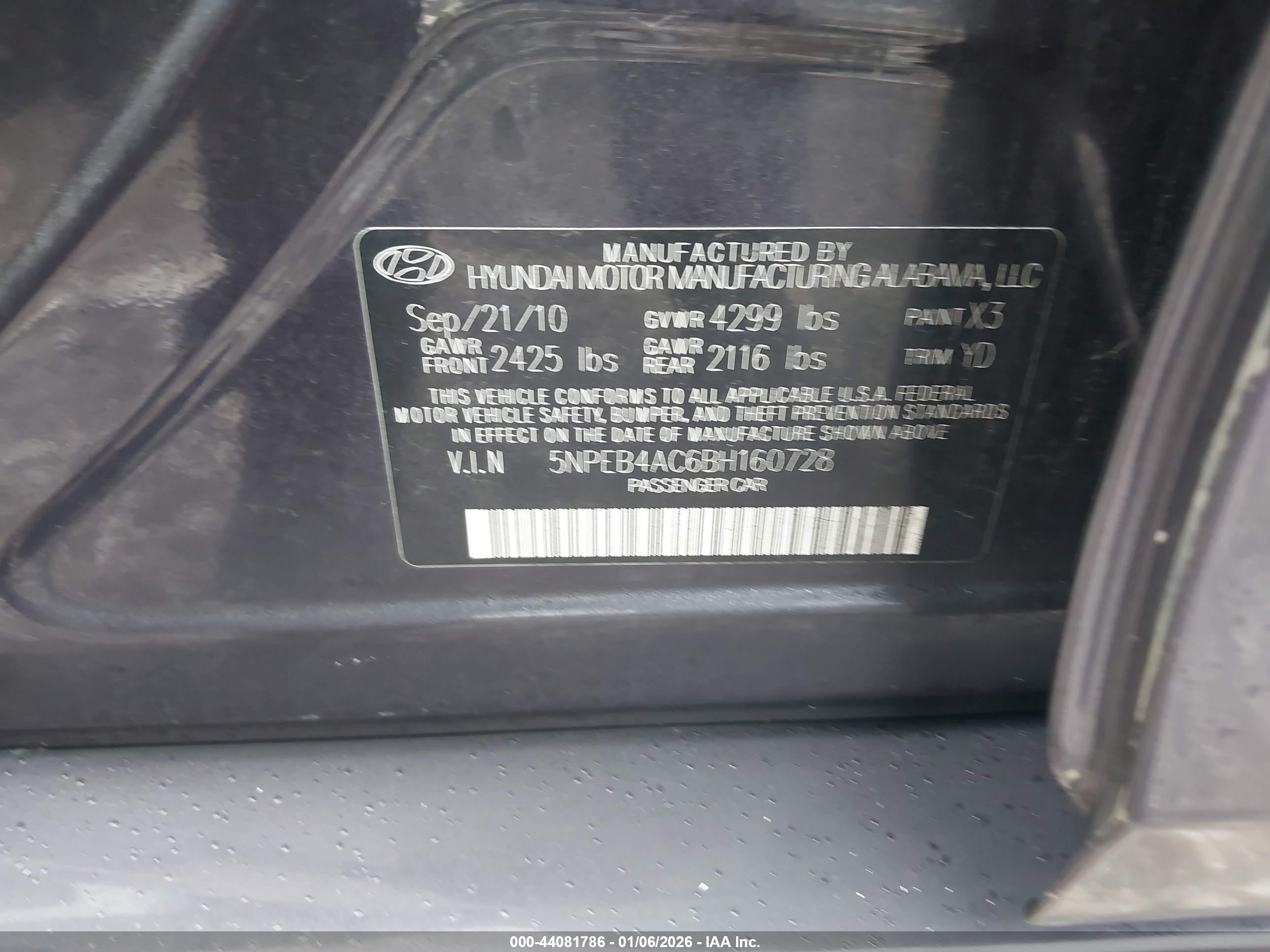 HYUNDAI SONATA image 9