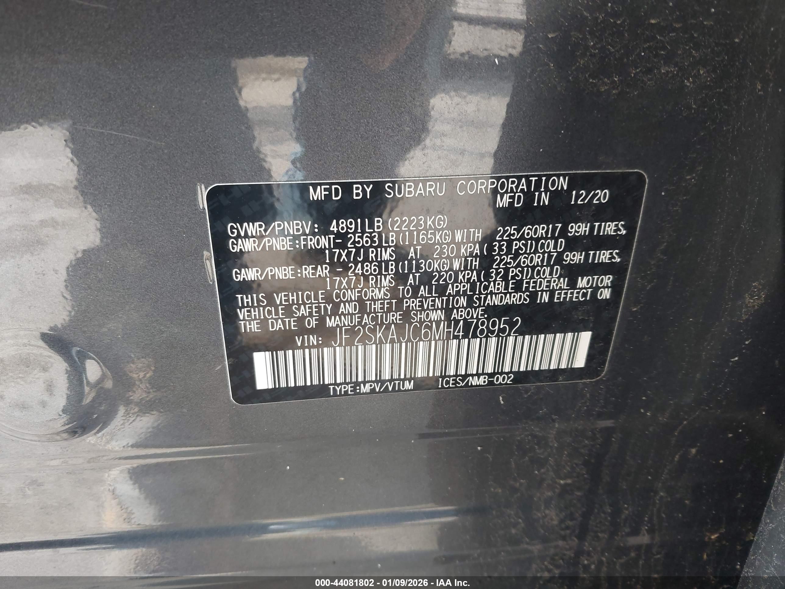 SUBARU FORESTER image 9
