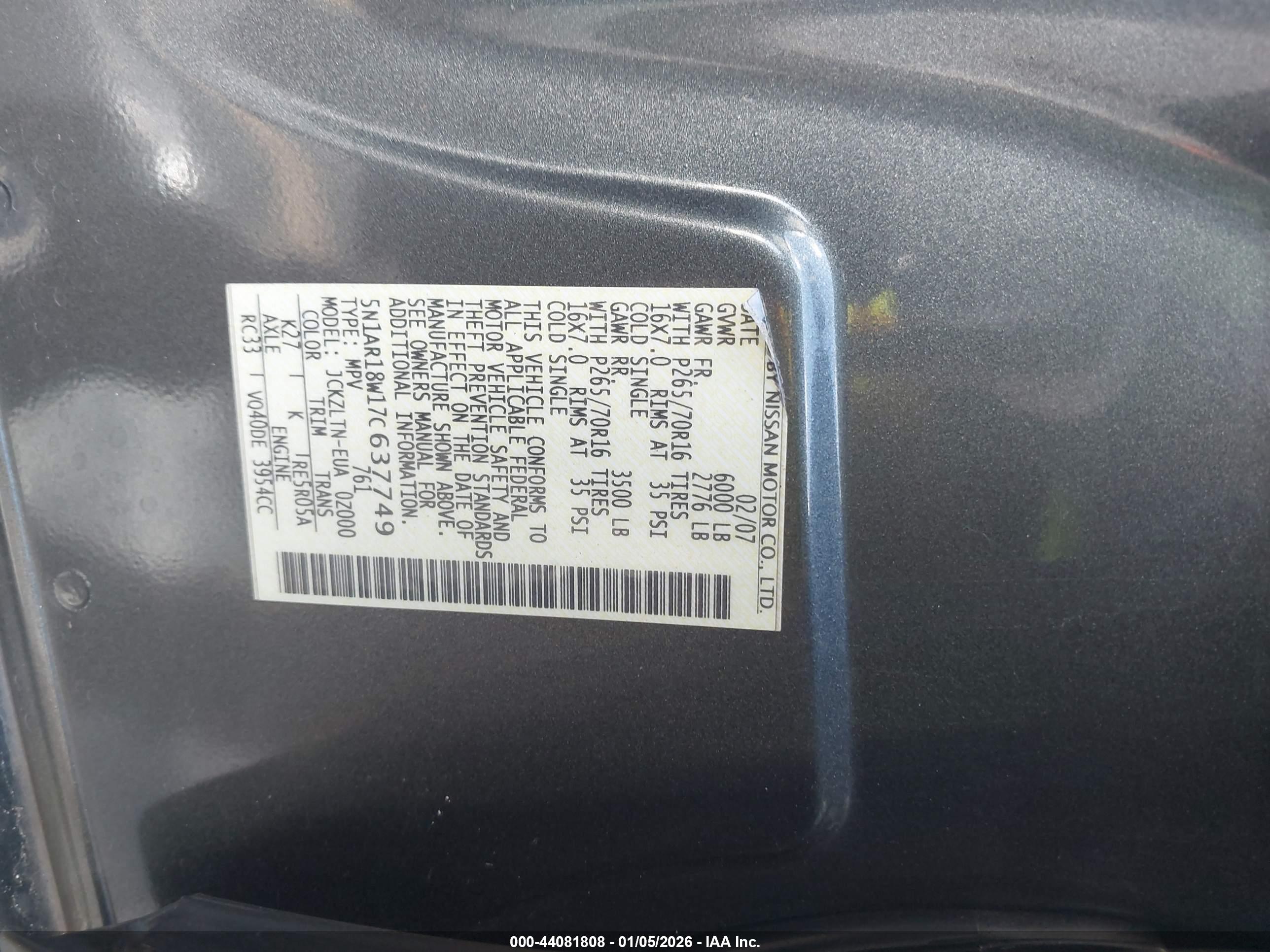 NISSAN PATHFINDER image 9